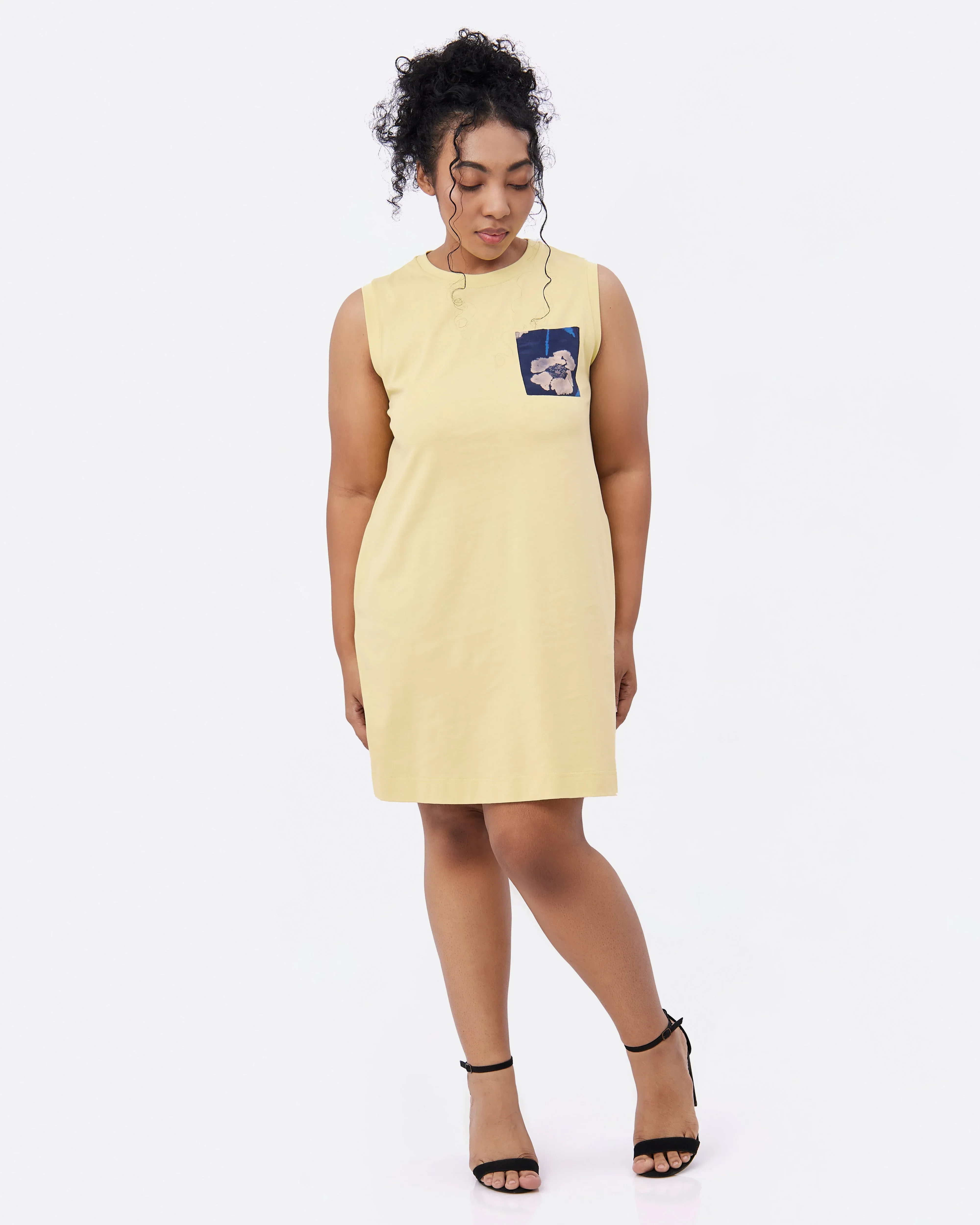 STUDIO QILING | Pear Cotton Jersey Tank Dress - Image 2