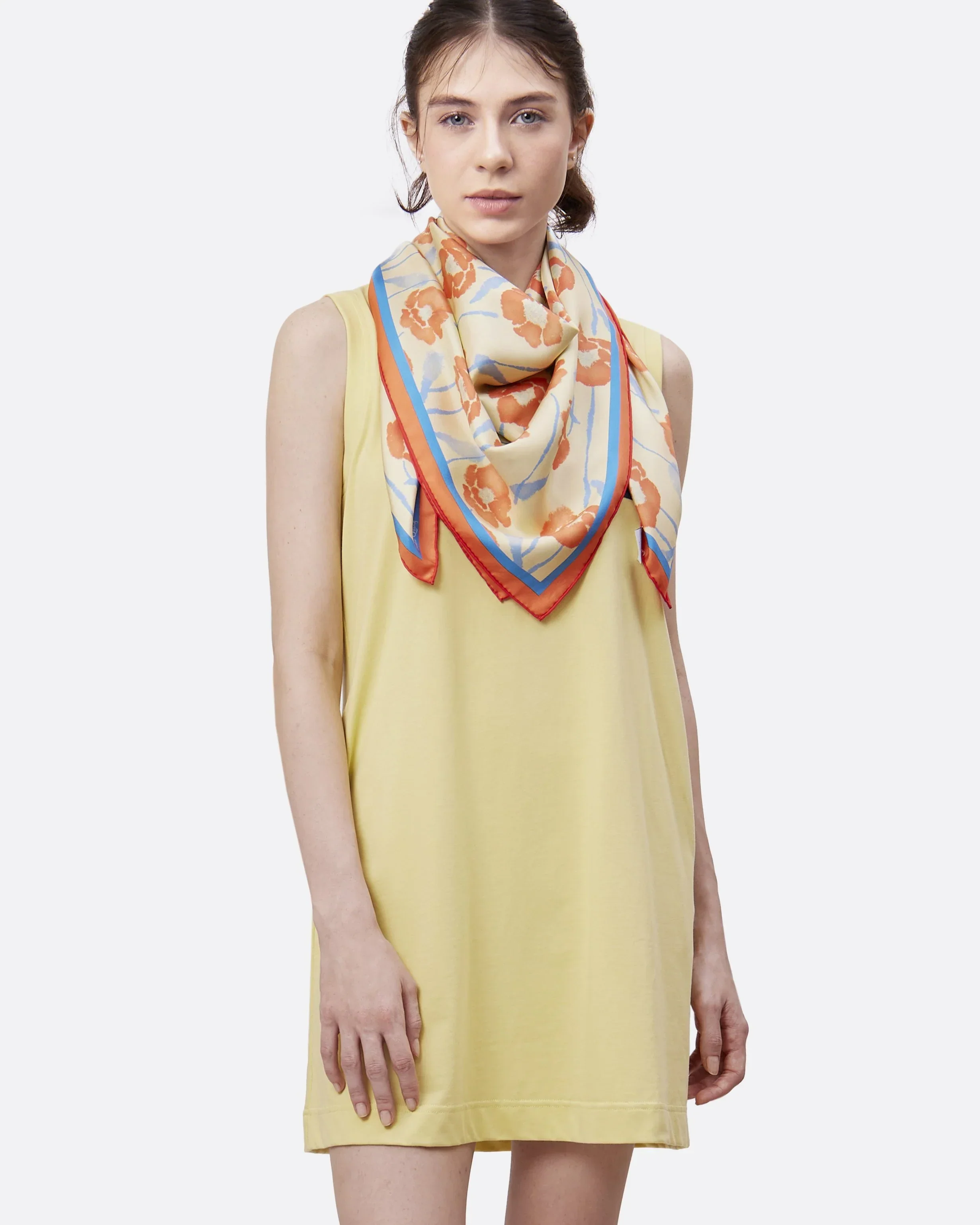 STUDIO QILING | Pear Cotton Jersey Tank Dress - Image 5