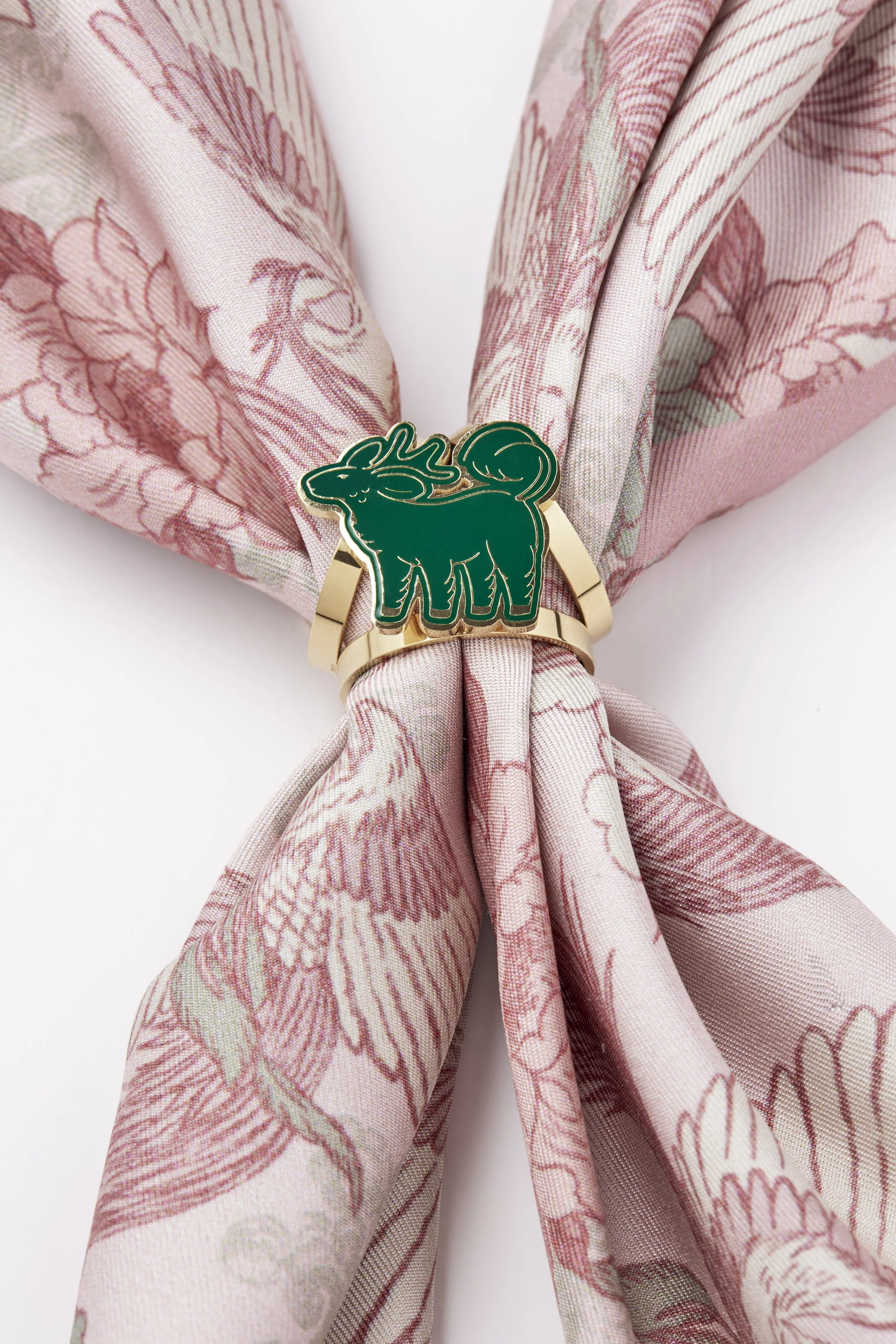STUDIO QILING | Qiling Duo Scarf 100 Ring Gold - Image 2