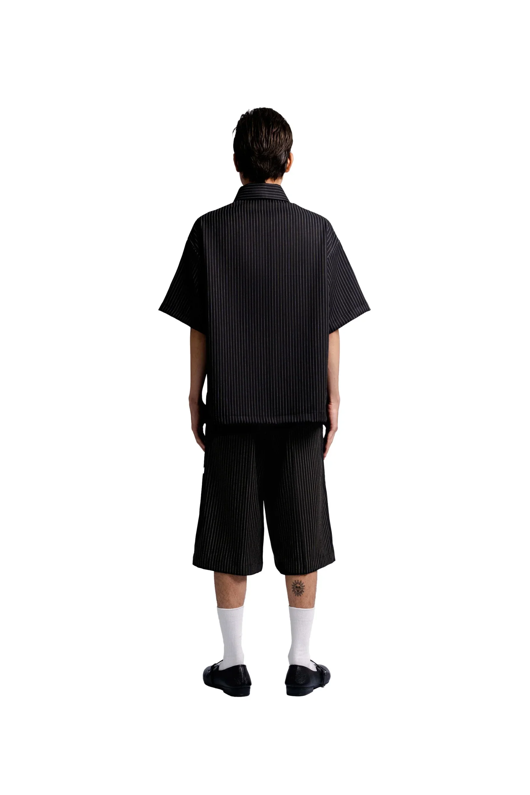 STUDIOMORAL | Boxy Zipper Shirt In Black - Image 3