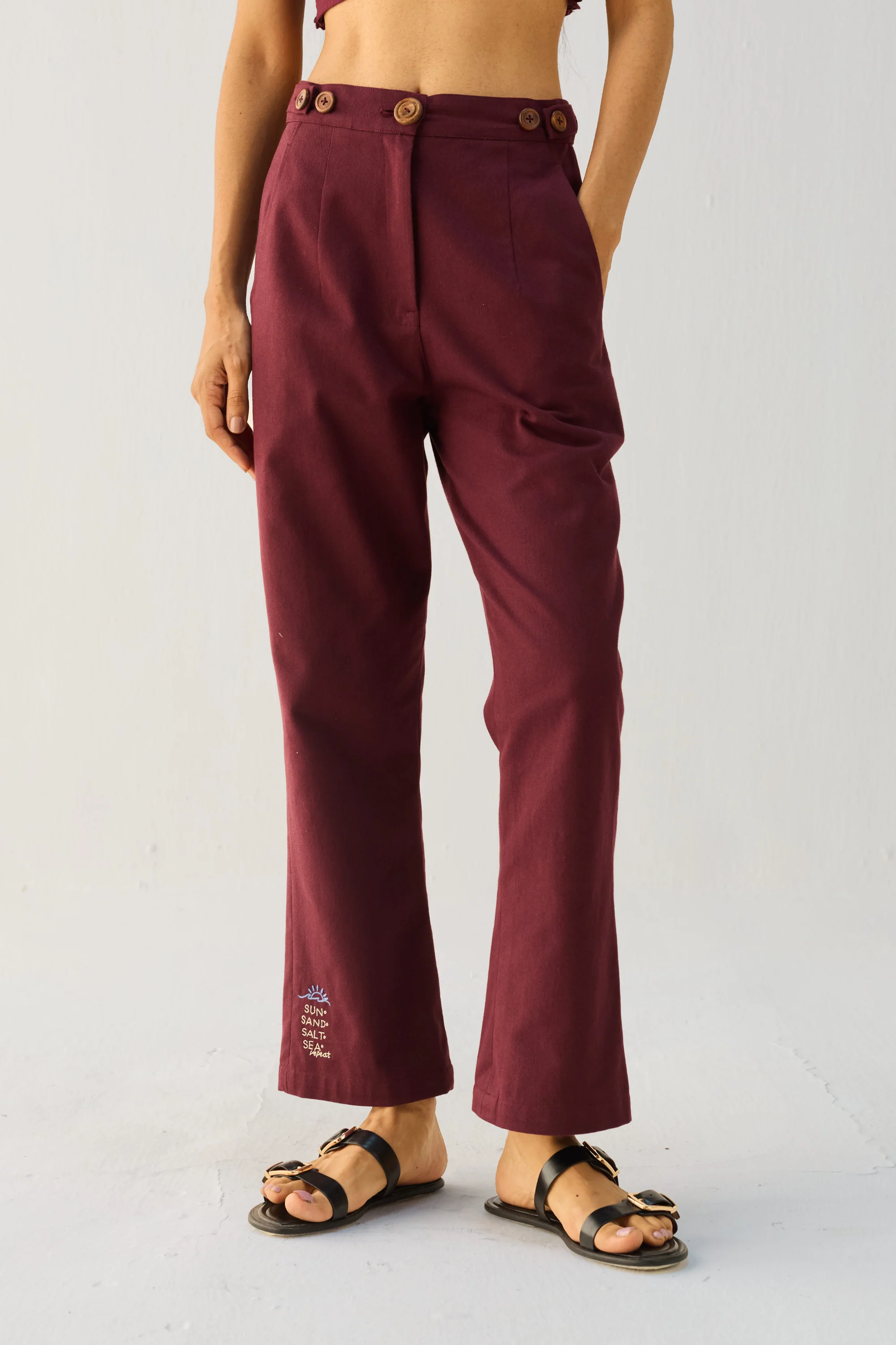 SUI | By The Sea Organic Cotton Trousers - Image 4