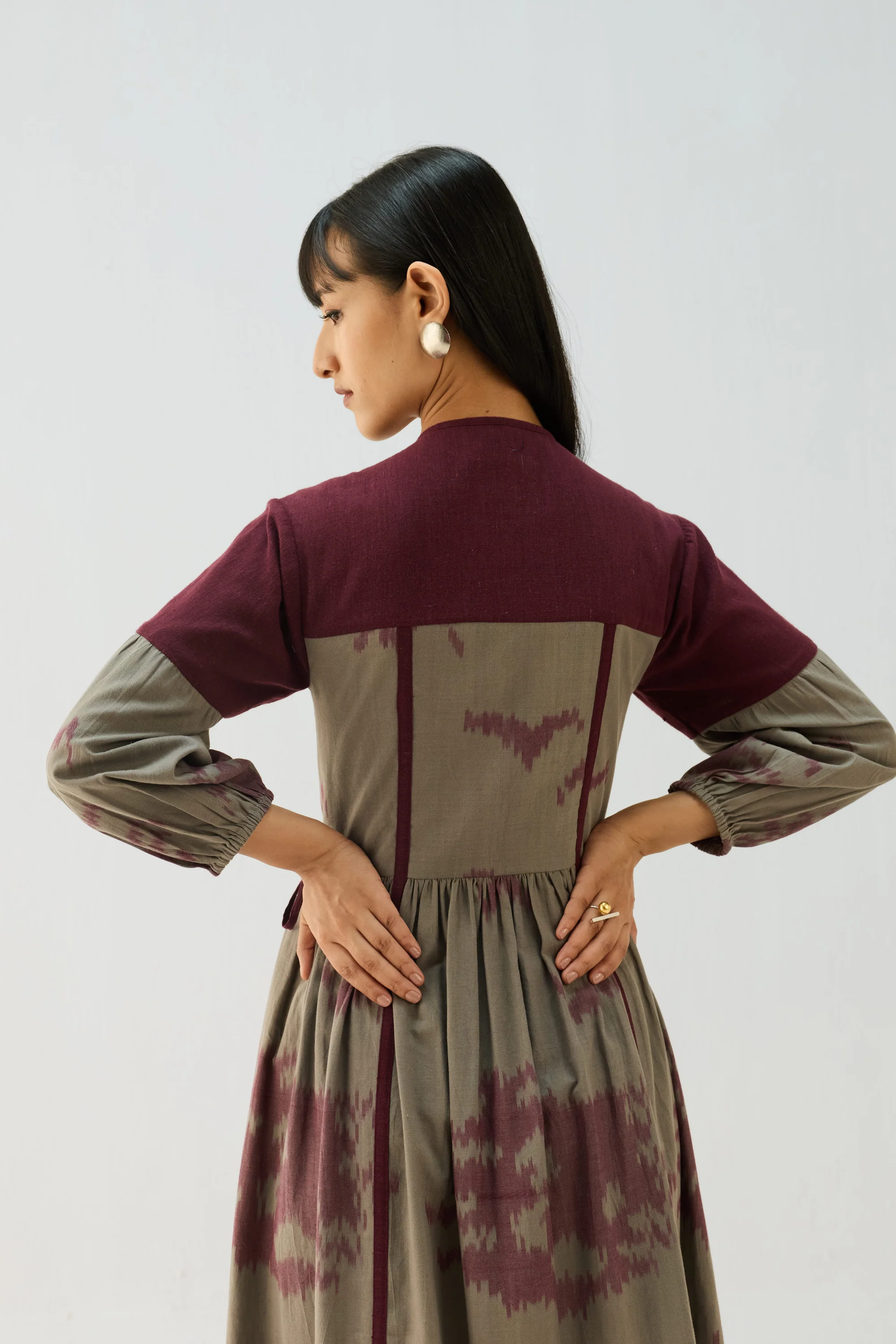 SUI | Horizon Handwoven Ikkat Maxi Dress - Image 4
