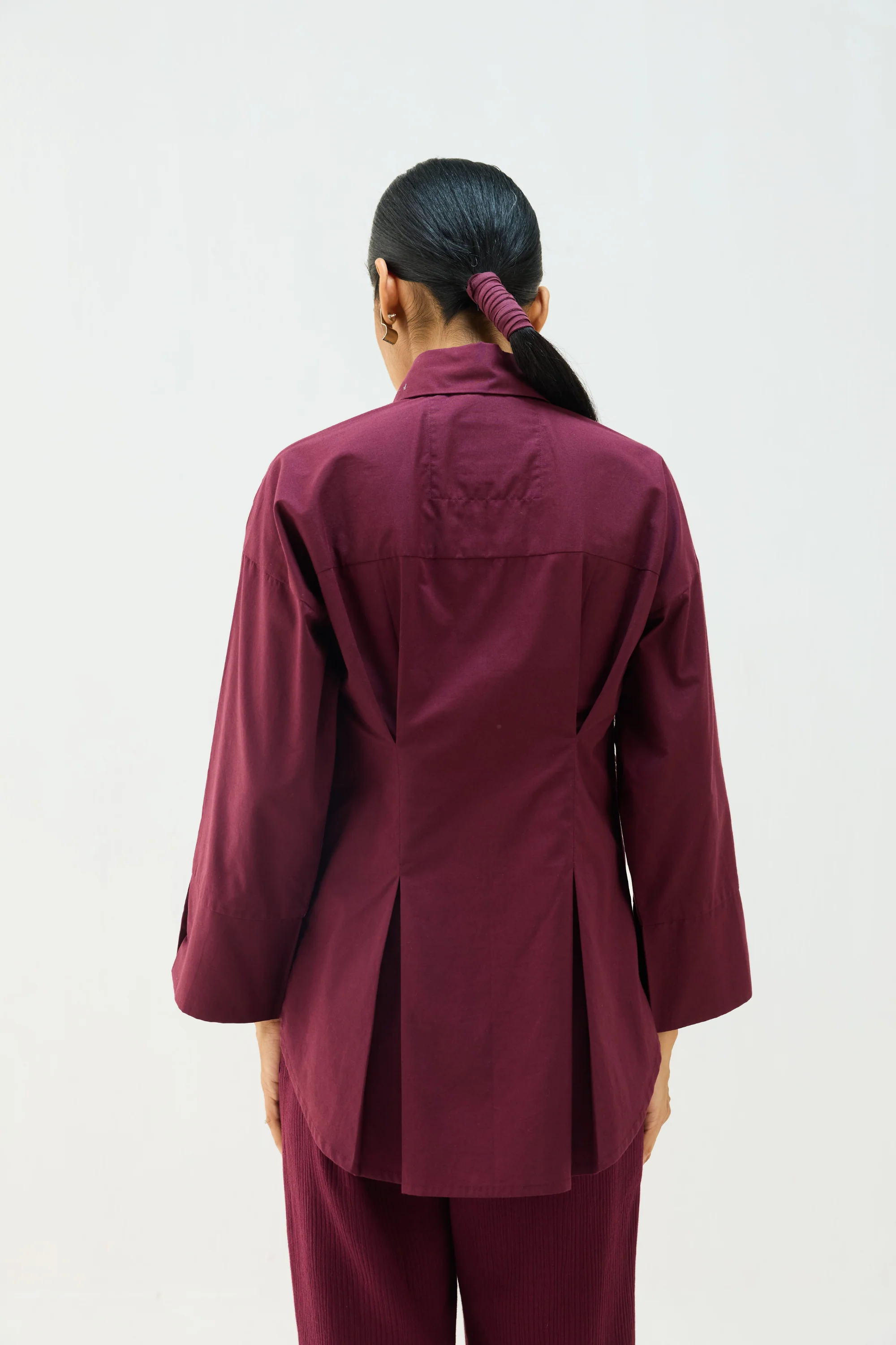 SUI | Stillness Organic Cotton Wrap Shirt - Image 4