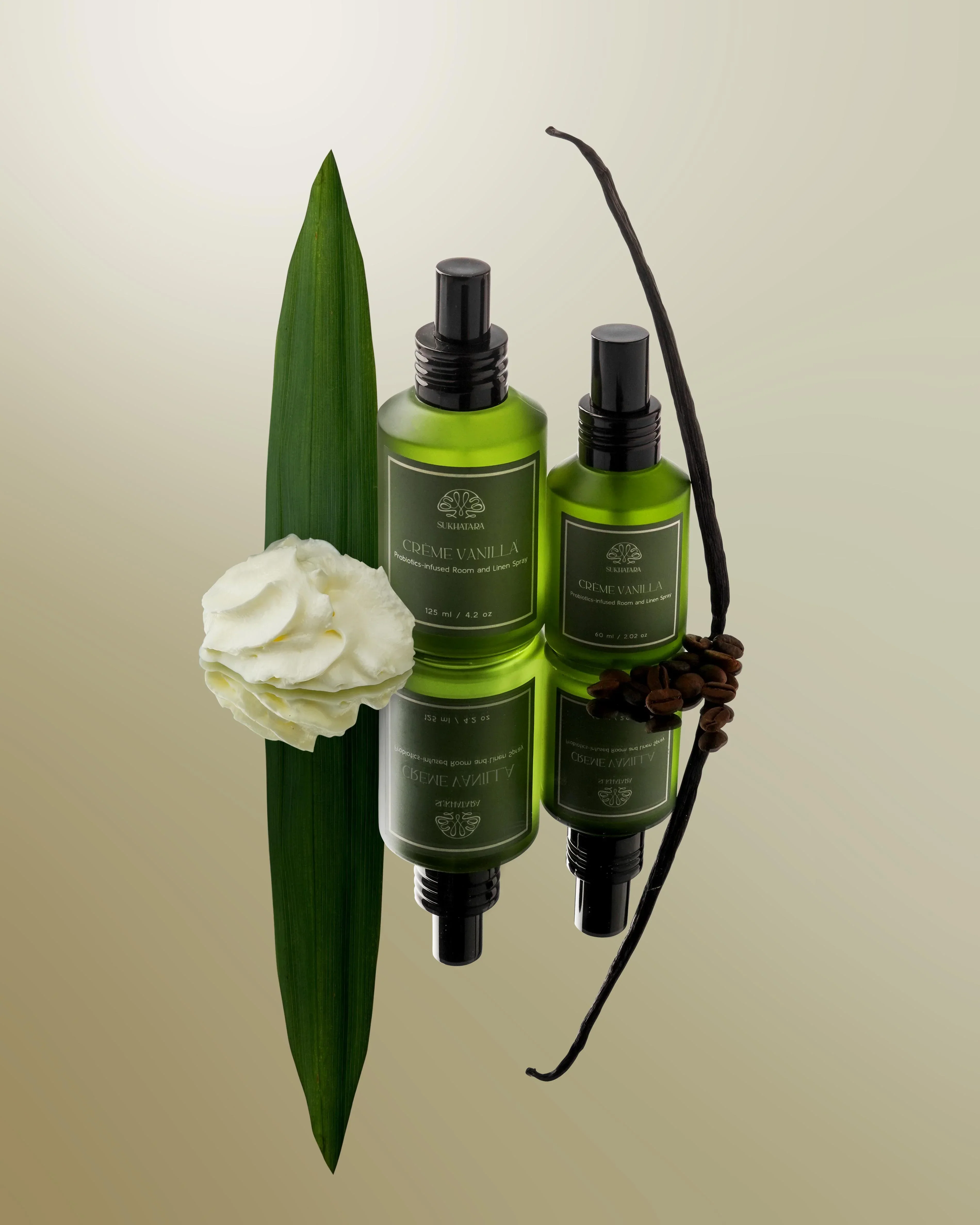 SUKHATARA | Crème Vanilla Probiotics-Infused Room and Linen Spray - Image 2