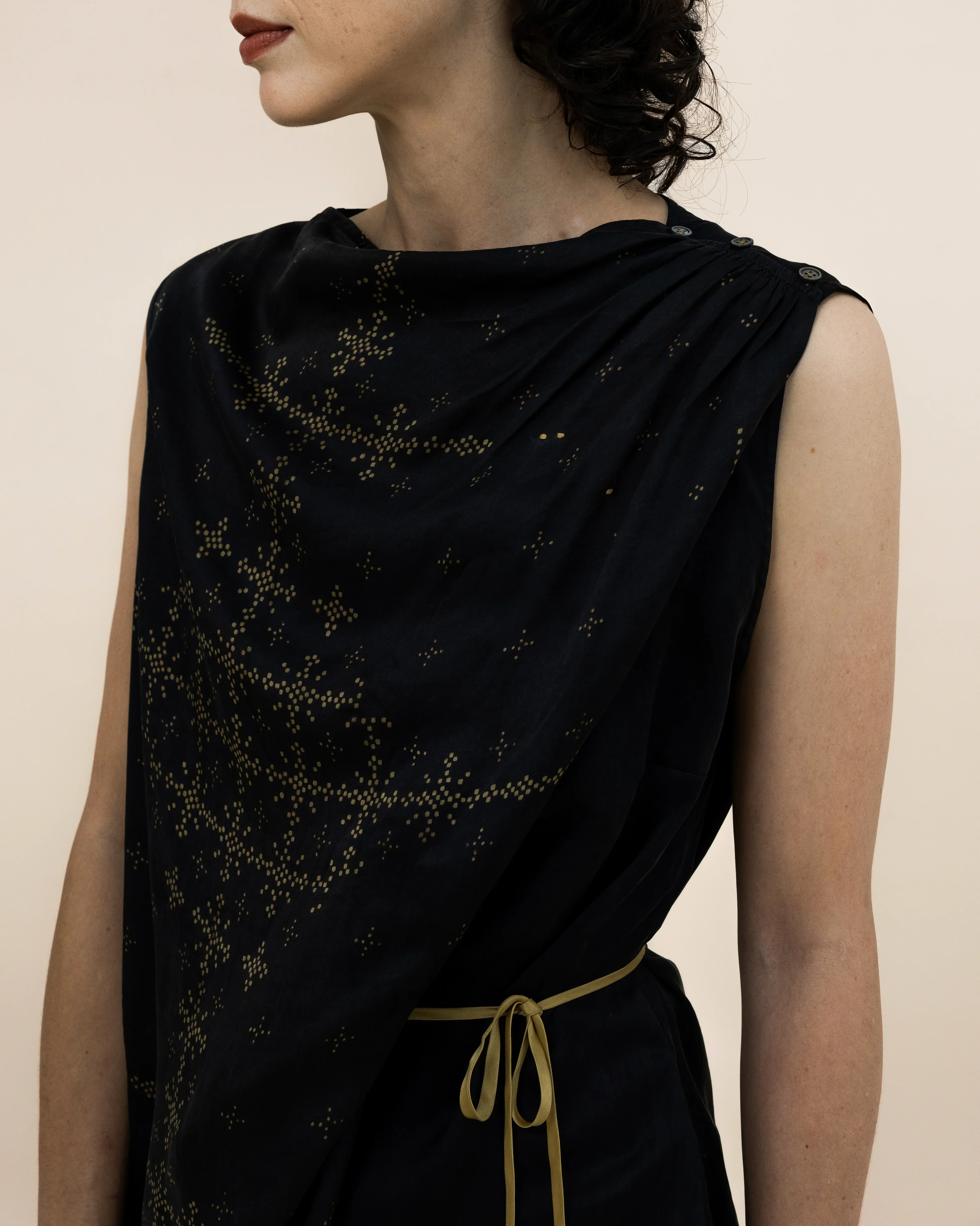 SUKKHA CITTA | ANGKASA - Drapped Ribbon Top - Image 5