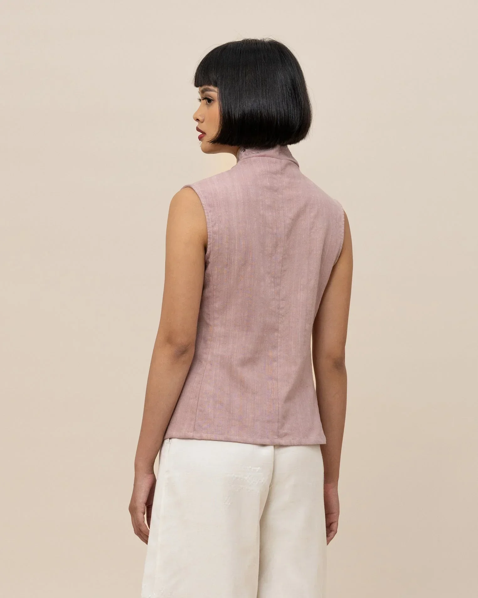 SUKKHA CITTA | KEMBANG - Embroidered Kebaya Vest - Image 6