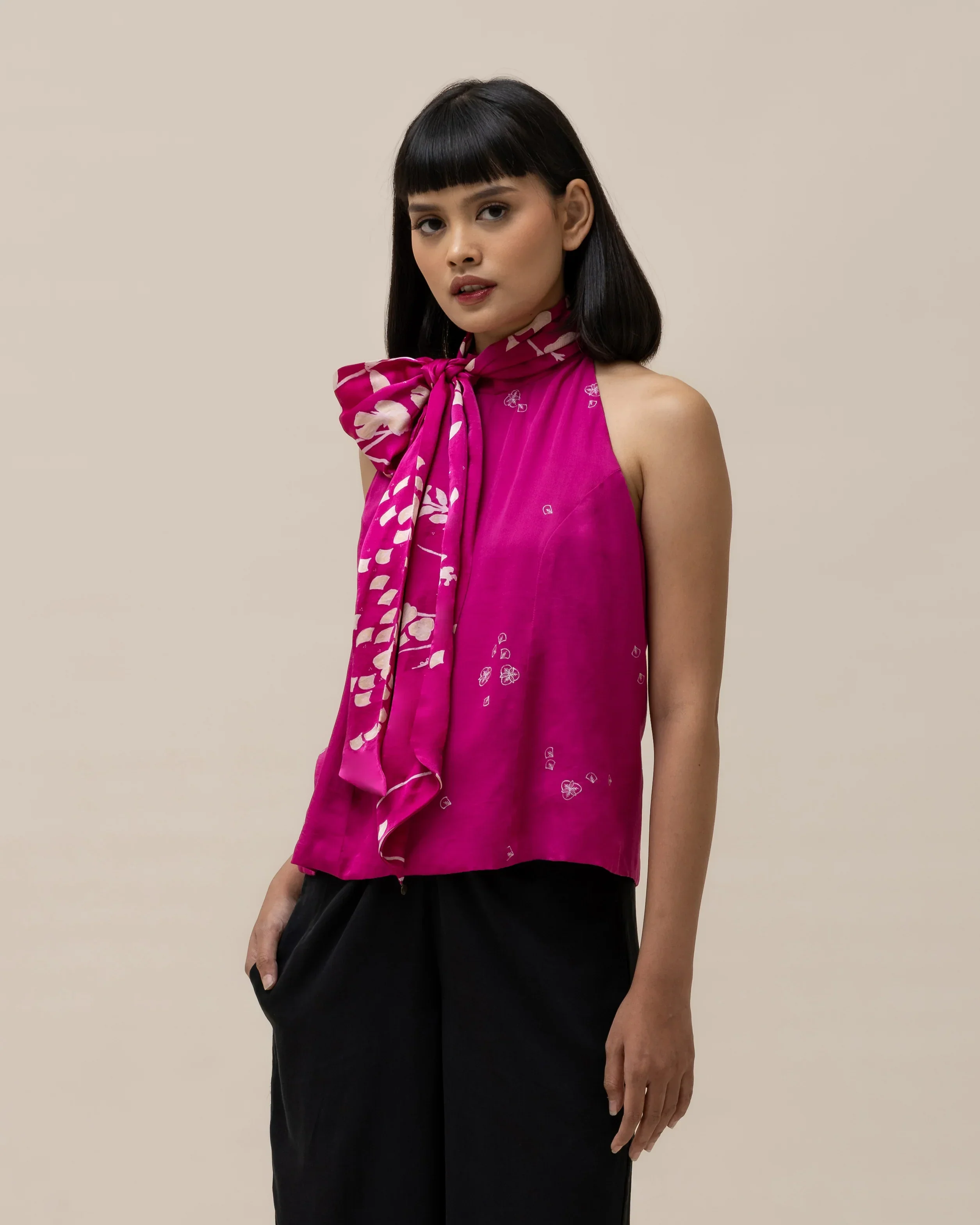 SUKKHA CITTA | KEMBANG - Ribbon Scarf - Image 2