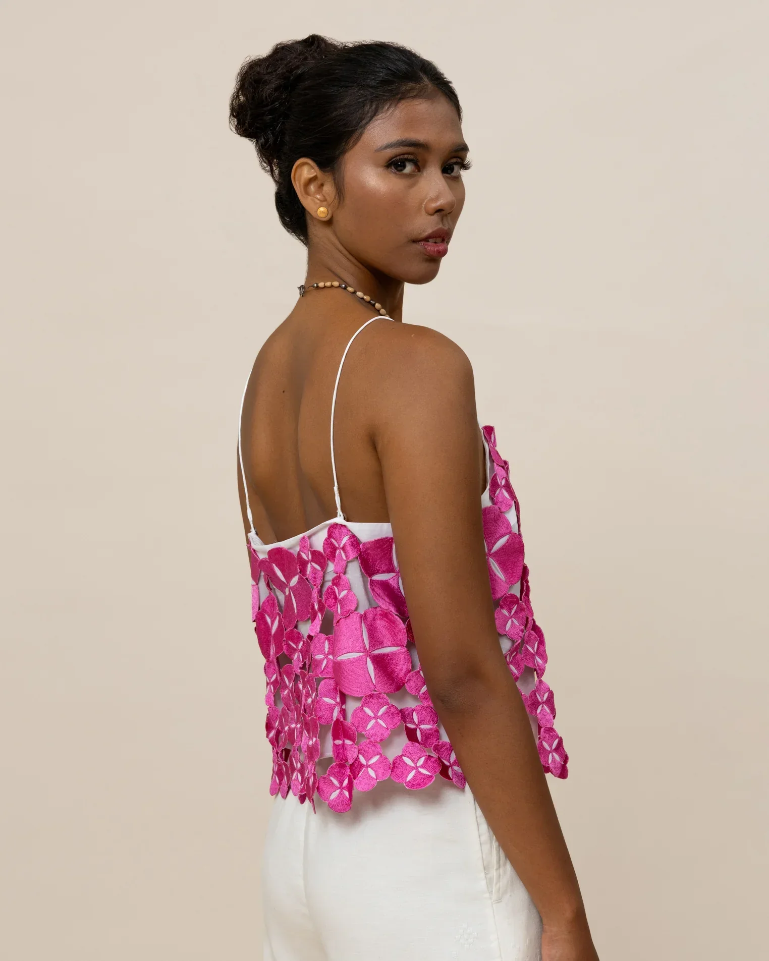 SUKKHA CITTA | SERIBU BUNGA - Embroidered Cami - Image 2