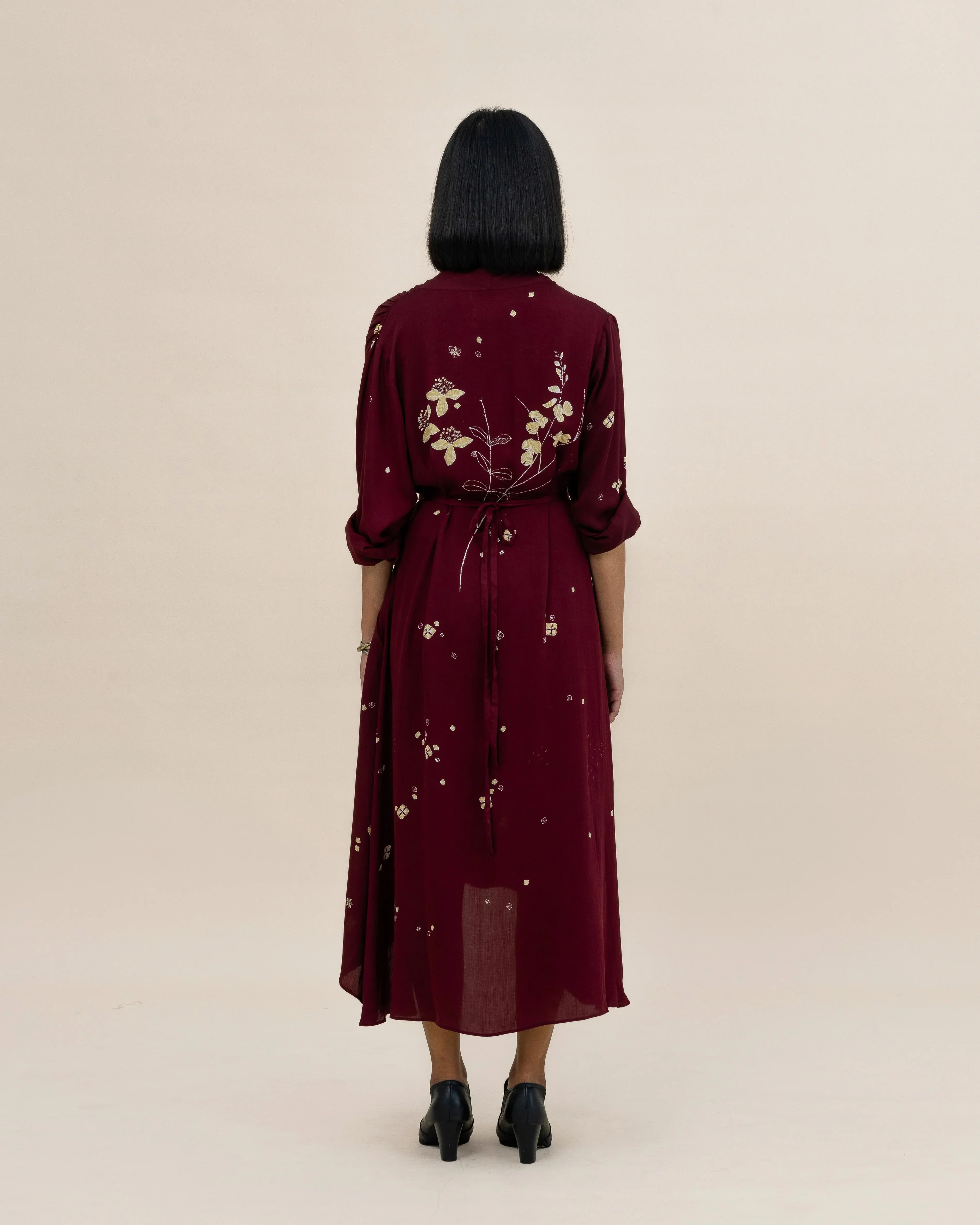SUKKHA CITTA | SERIBU BUNGA - Long Sleeves Evening Dress - Image 4