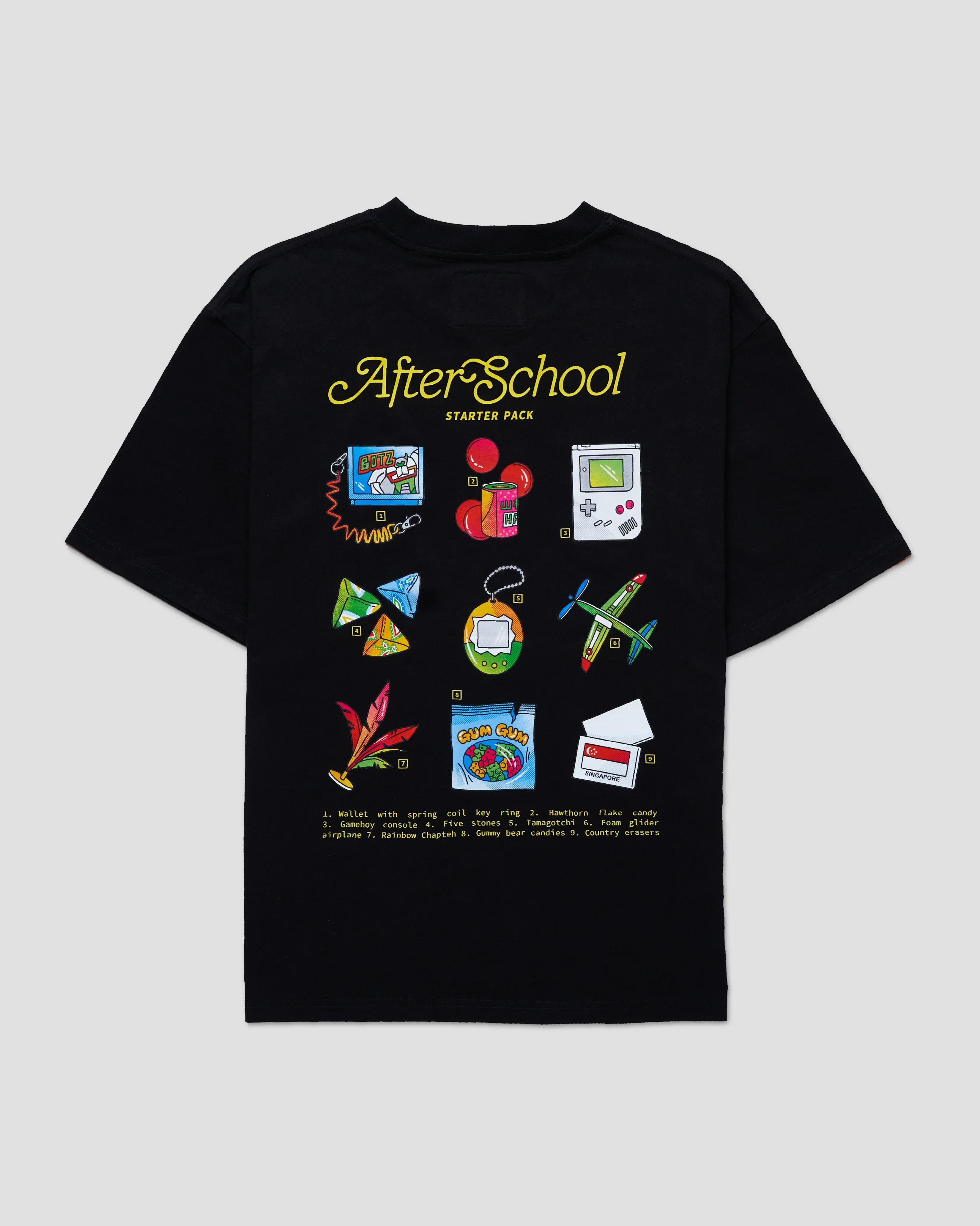 TALKING TOES | After School Oversized Tee - Black - Image 2