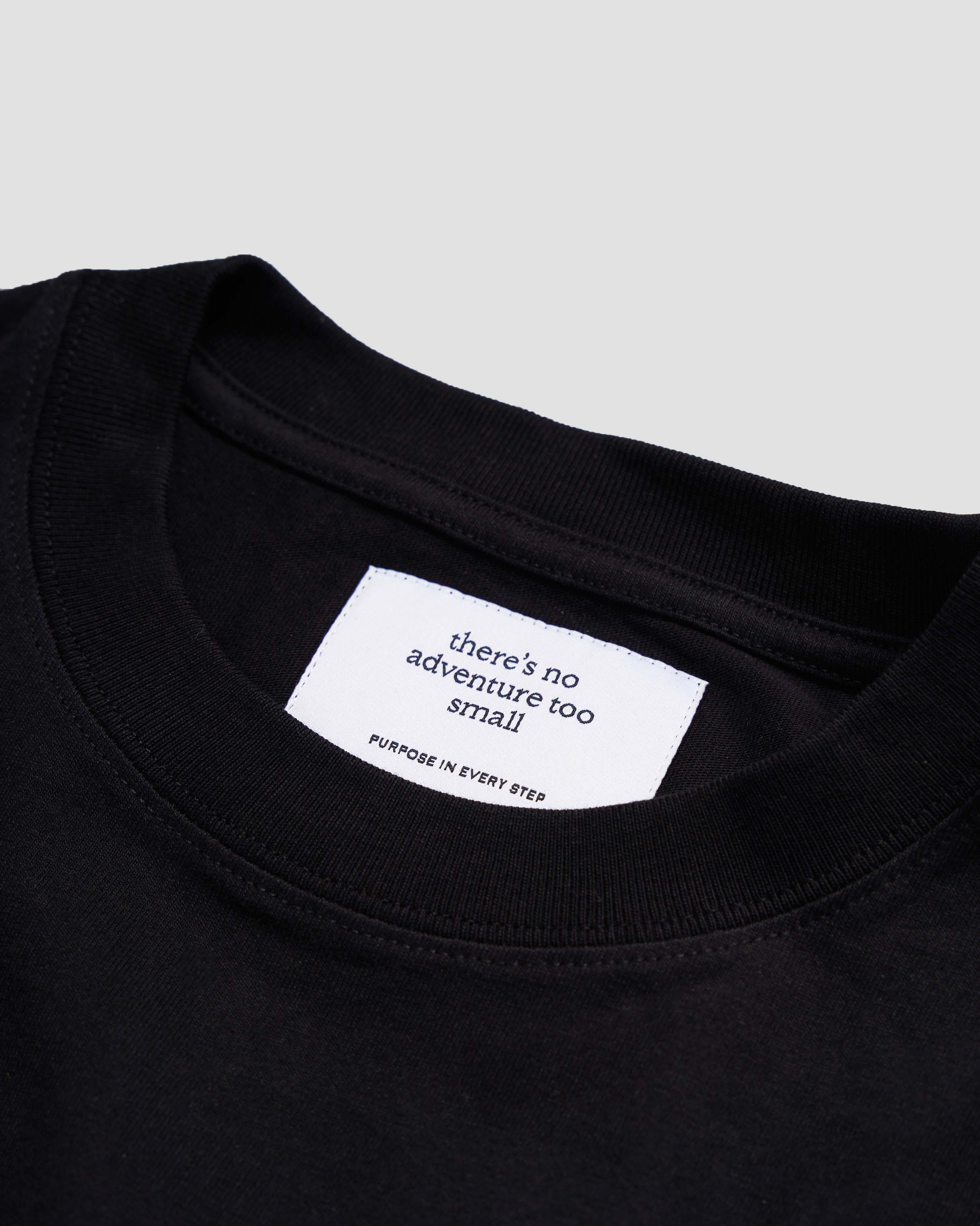 TALKING TOES | After School Oversized Tee - Black - Image 3