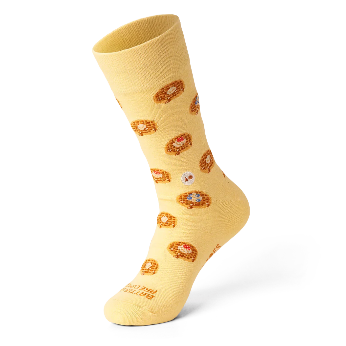 TALKING TOES | Breakfast Waffle Sock - Image 2