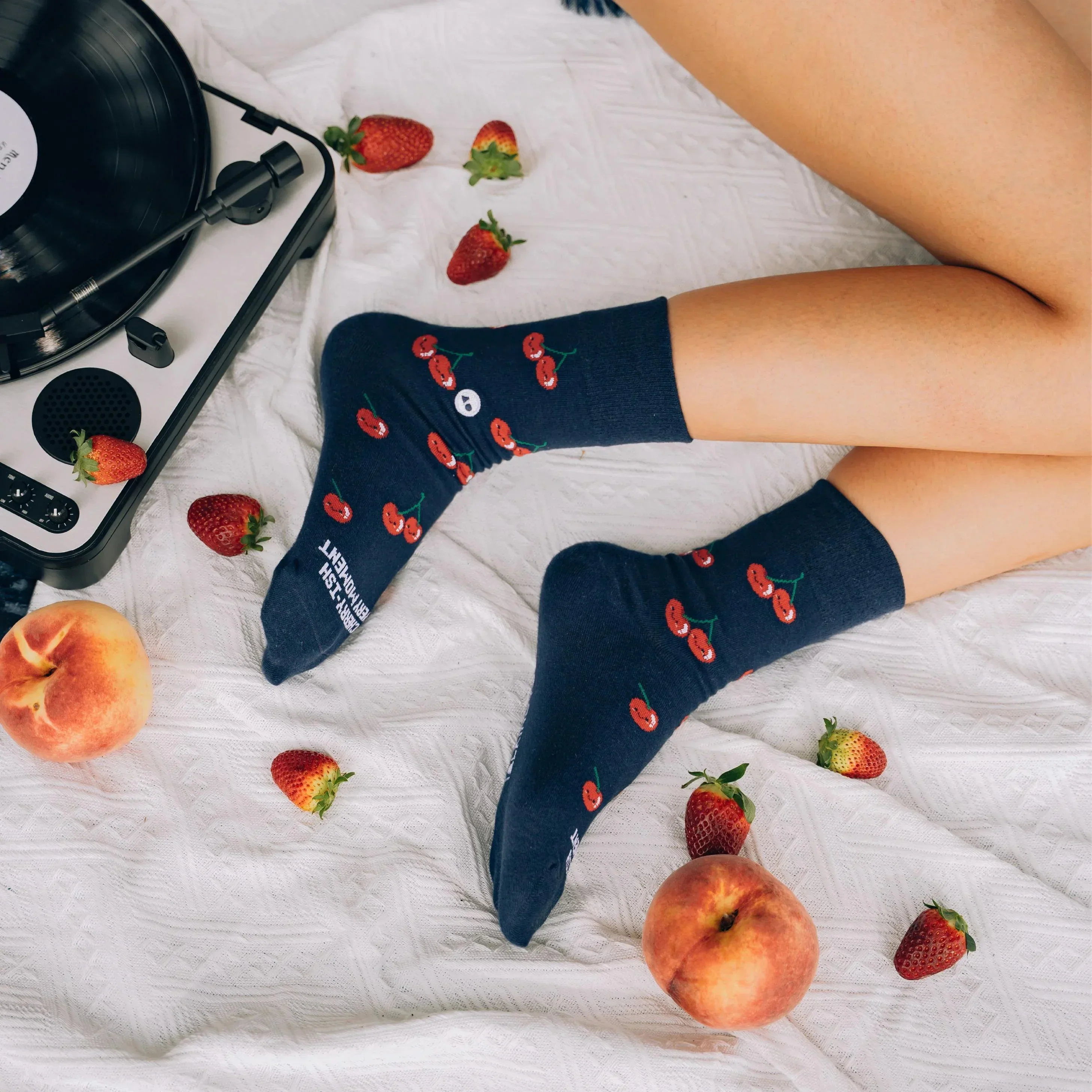 TALKING TOES | Cherry Cherry Sock - Image 3