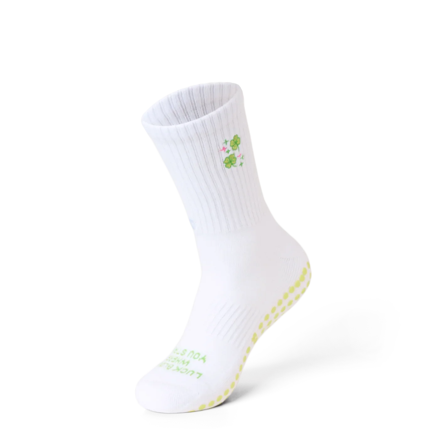 TALKING TOES | Clover Glow Grip Sock