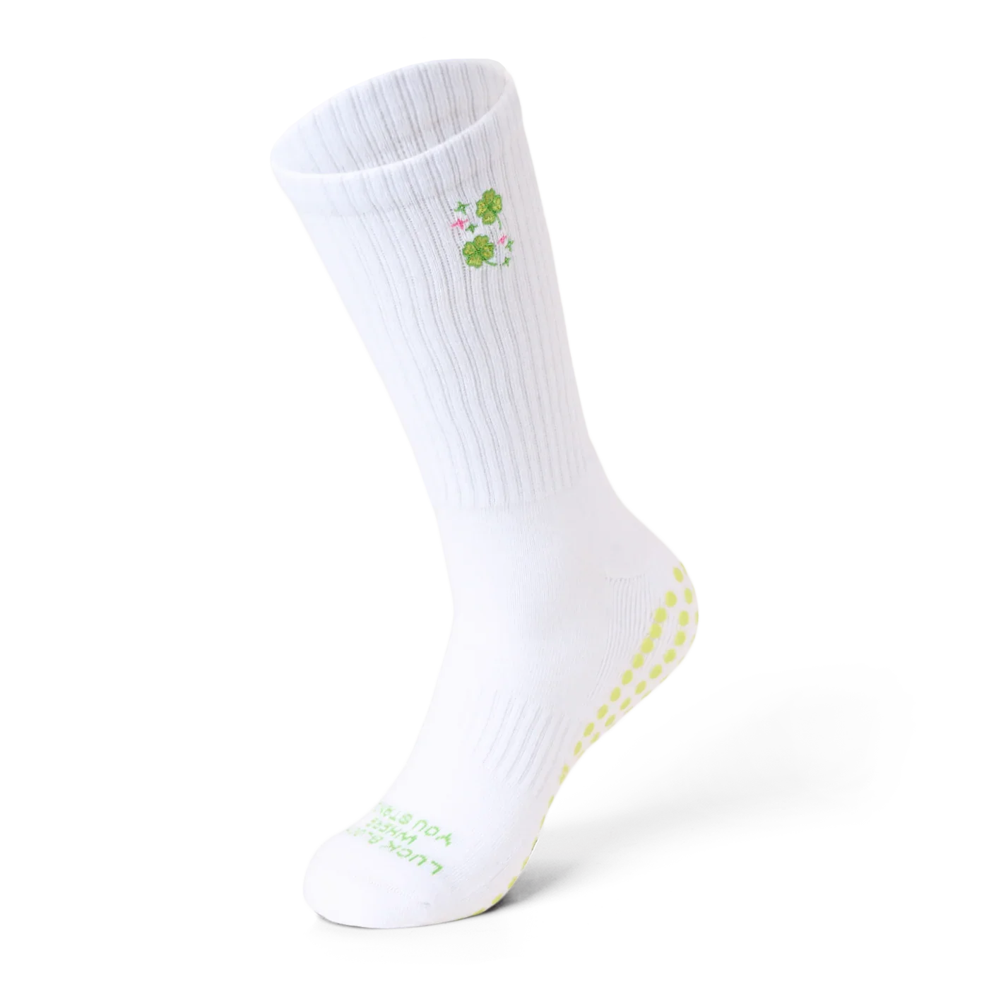 TALKING TOES | Clover Glow Grip Sock - Image 2