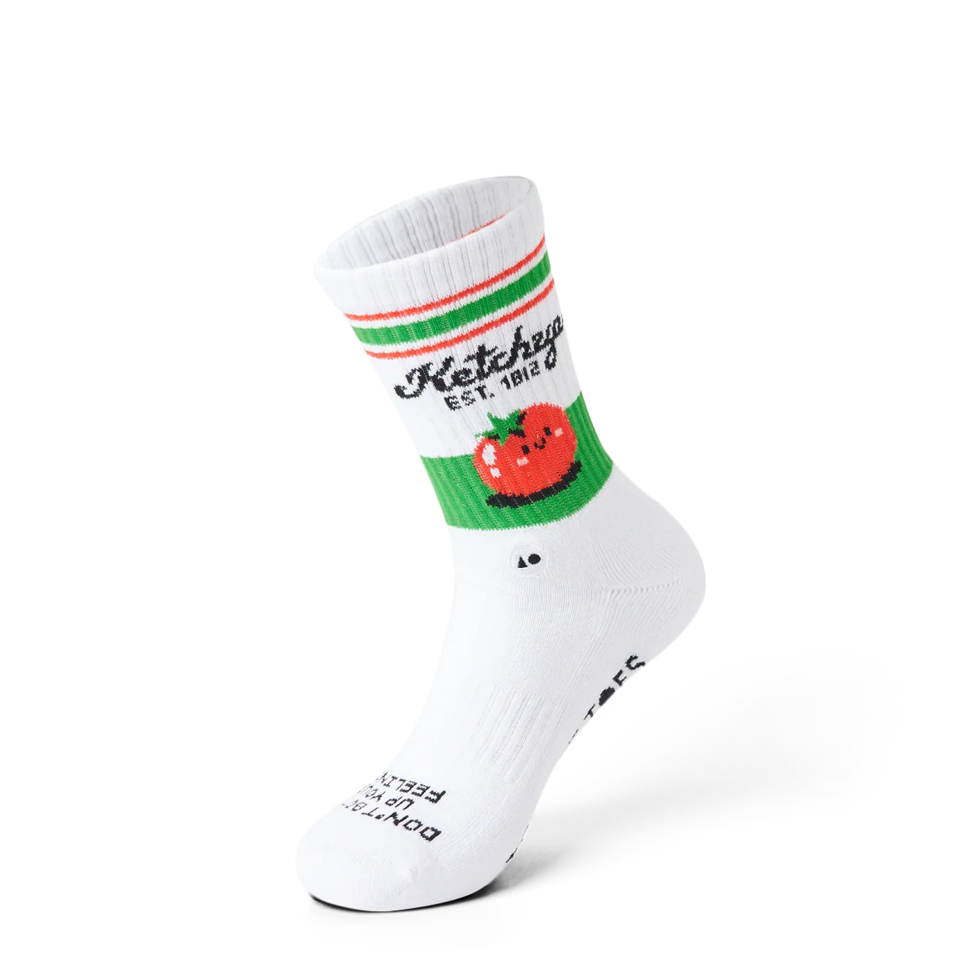 TALKING TOES | Emotional Ketchup Athletic Sock