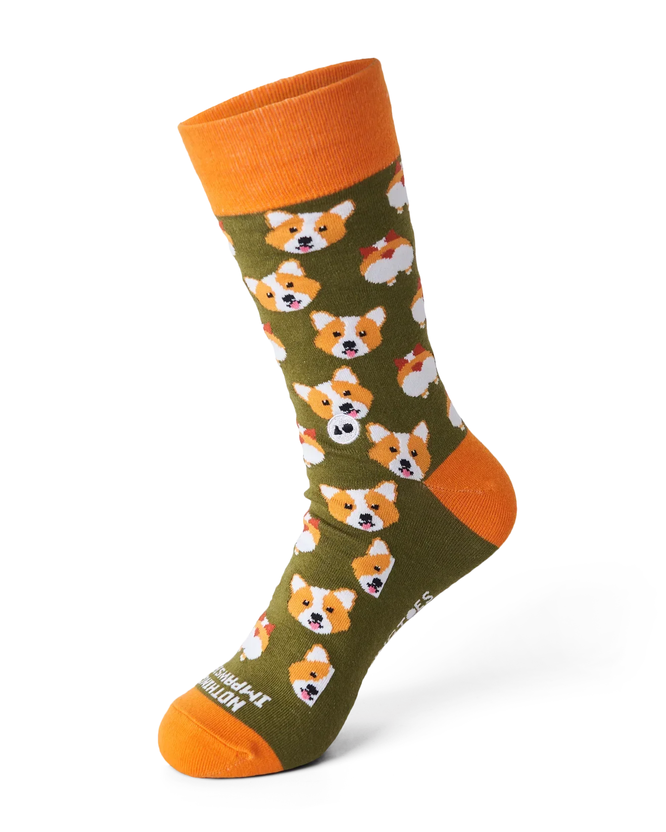 TALKING TOES | Impawsible Corgi Sock - Image 2