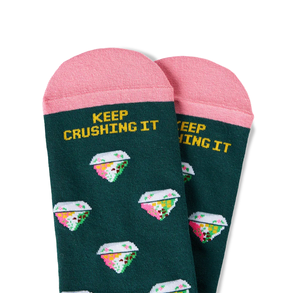 TALKING TOES | Kacang Crush Crew Sock - Image 3