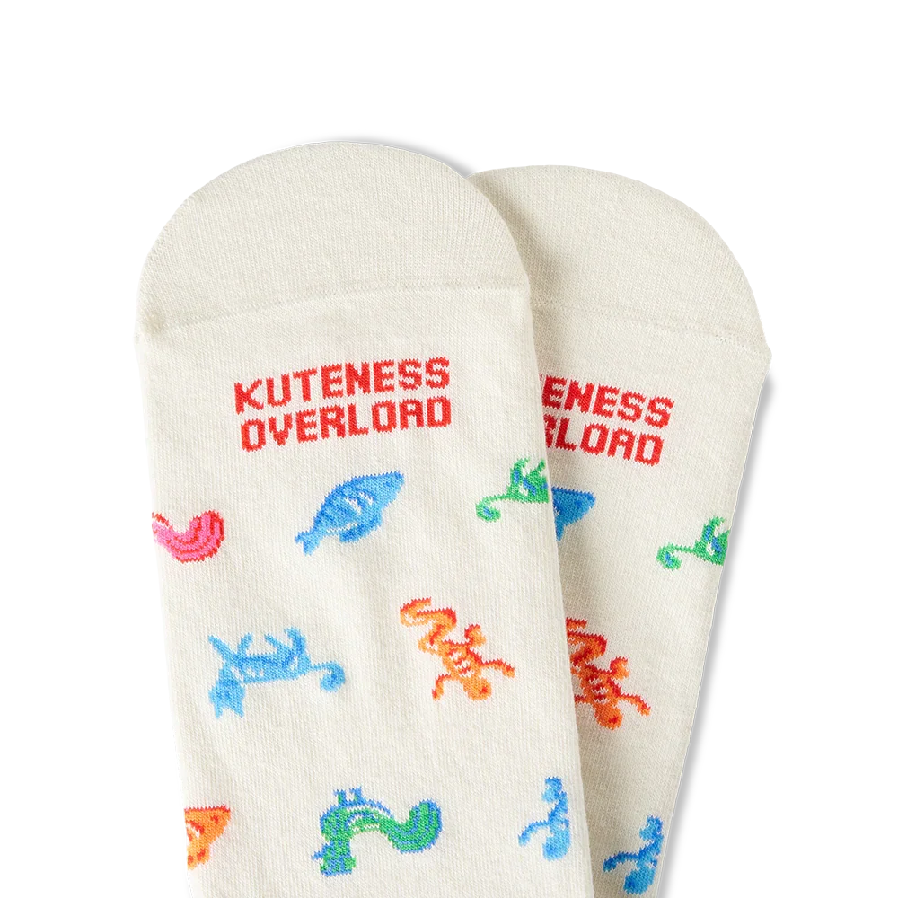 TALKING TOES | Kuti Cutie Crew Sock - Image 3
