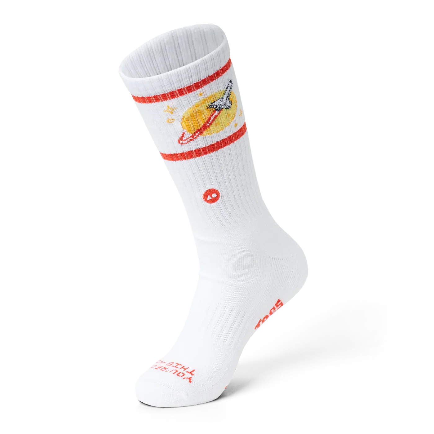 TALKING TOES | Rocket Ship Athletic Sock