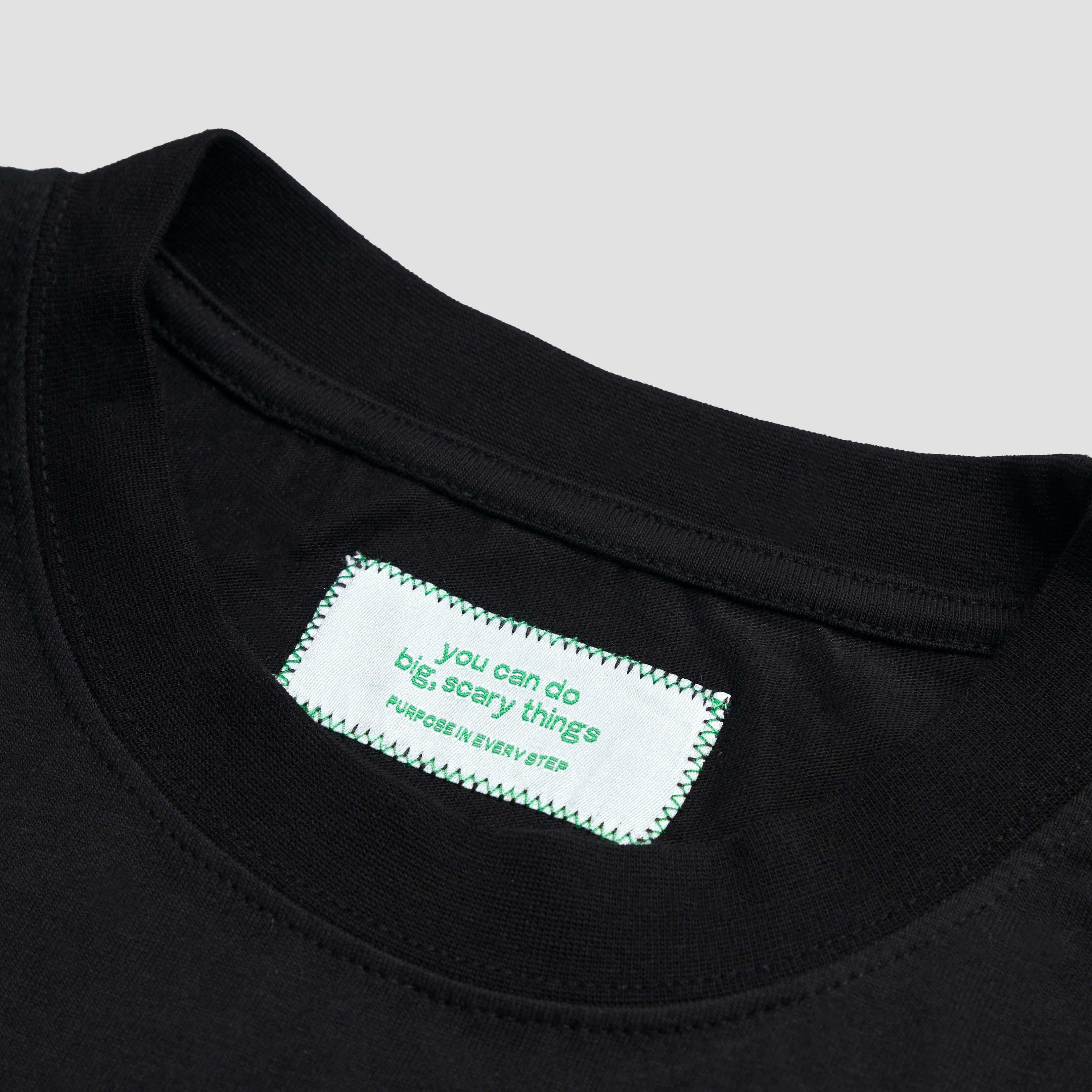 TALKING TOES | Space Sheep Oversized Tee - Black - Image 2