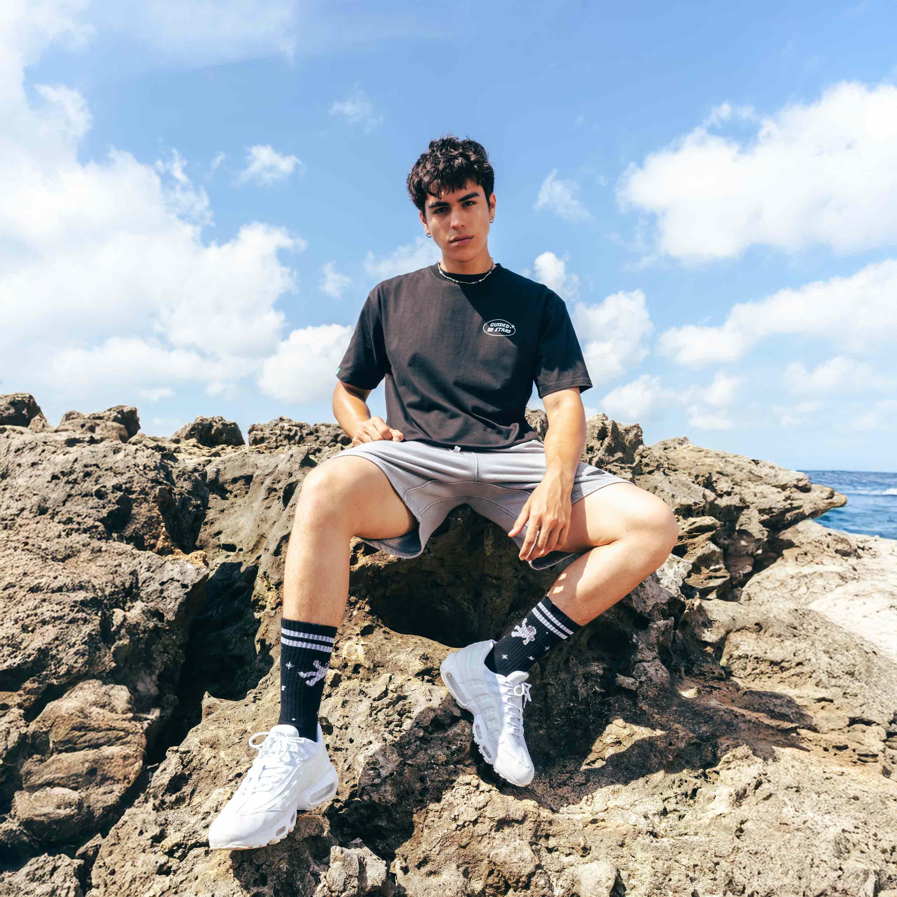 TALKING TOES | Space Sheep Oversized Tee - Black - Image 5