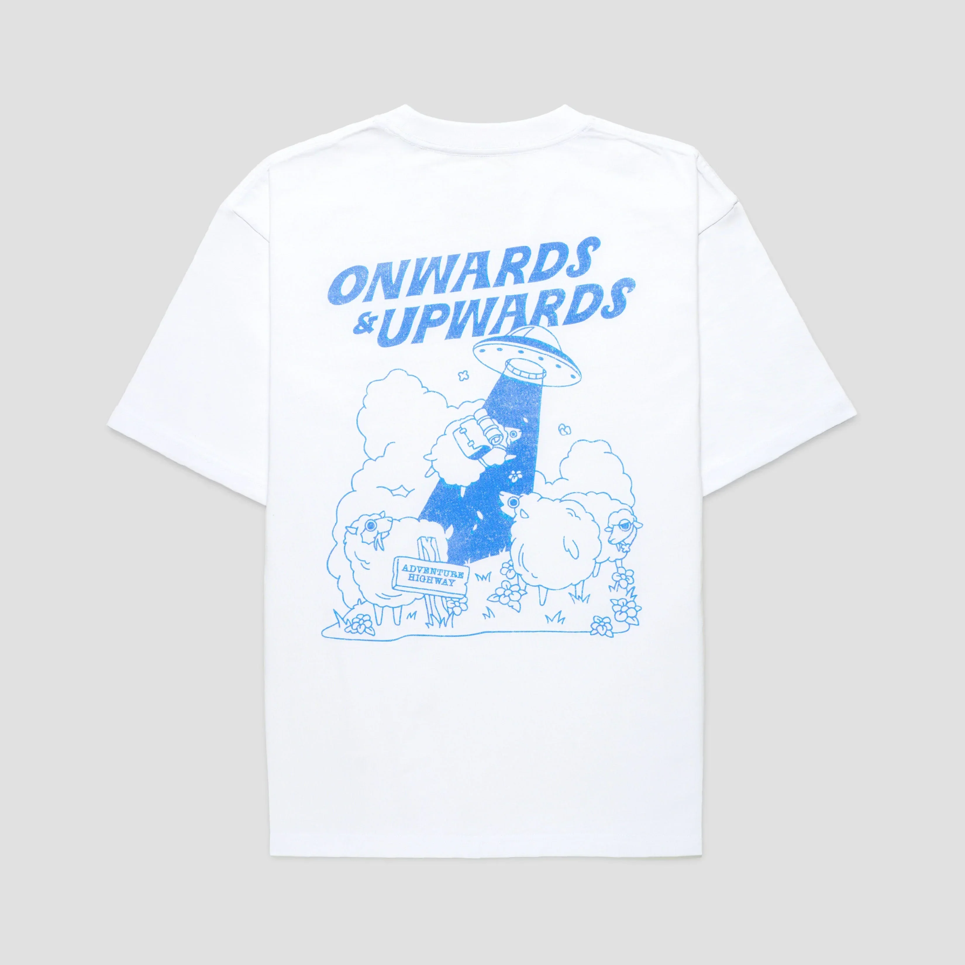 TALKING TOES | Space Sheep Oversized Tee - White