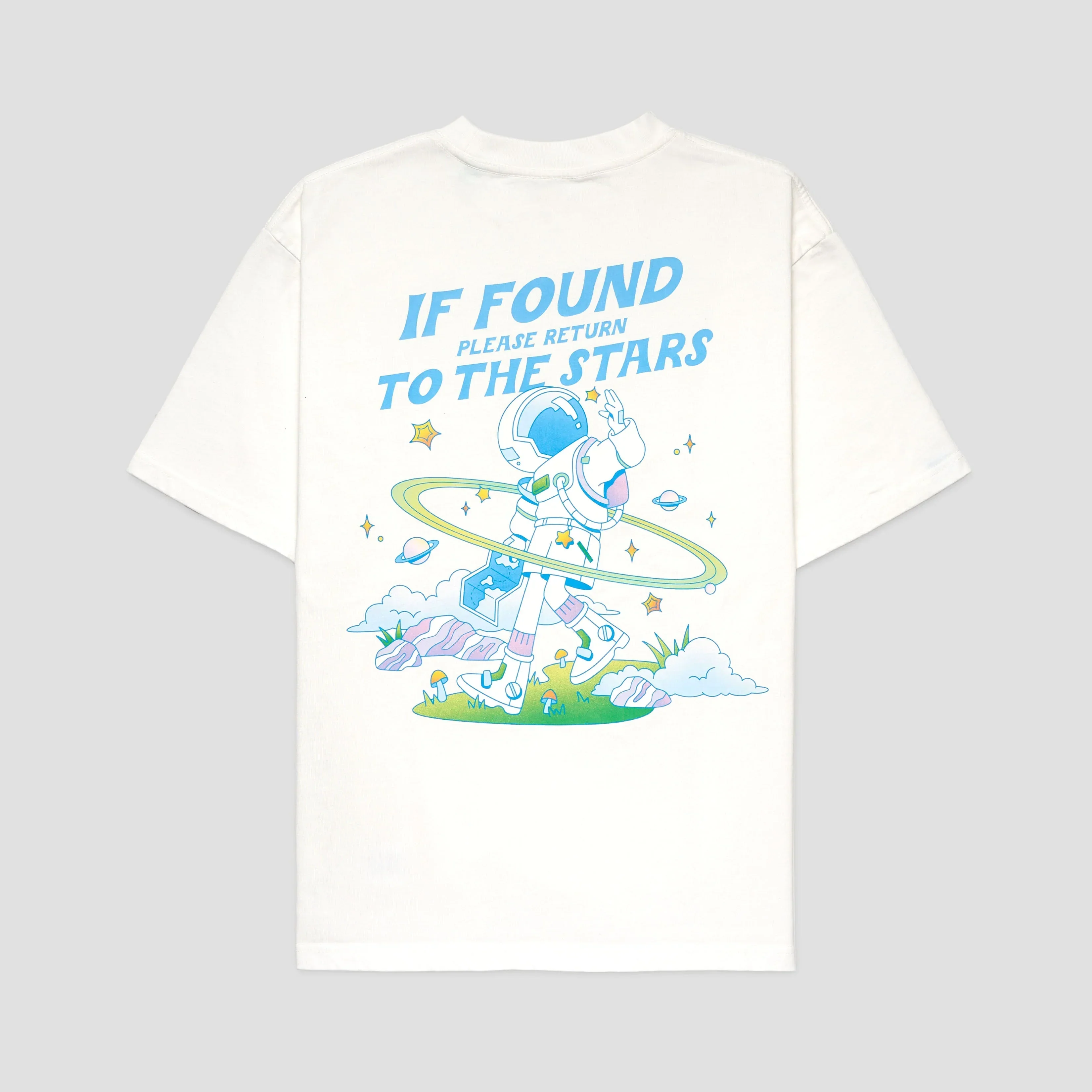 TALKING TOES | Stargazer Oversized Tee - Cream