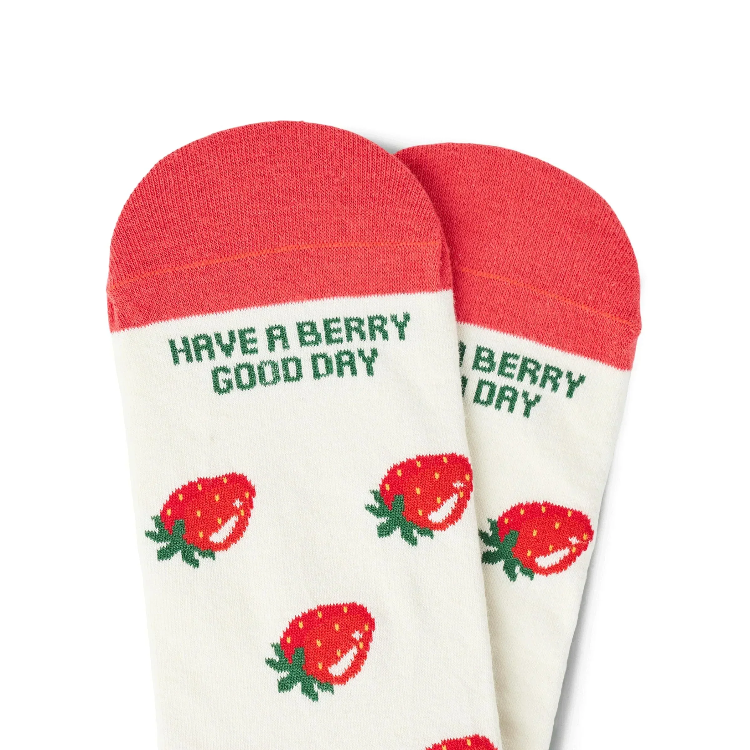 TALKING TOES | Strawberry Time Sock - Image 2