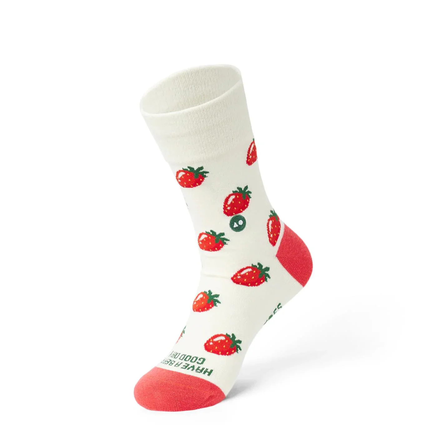 TALKING TOES | Strawberry Time Sock - Image 4