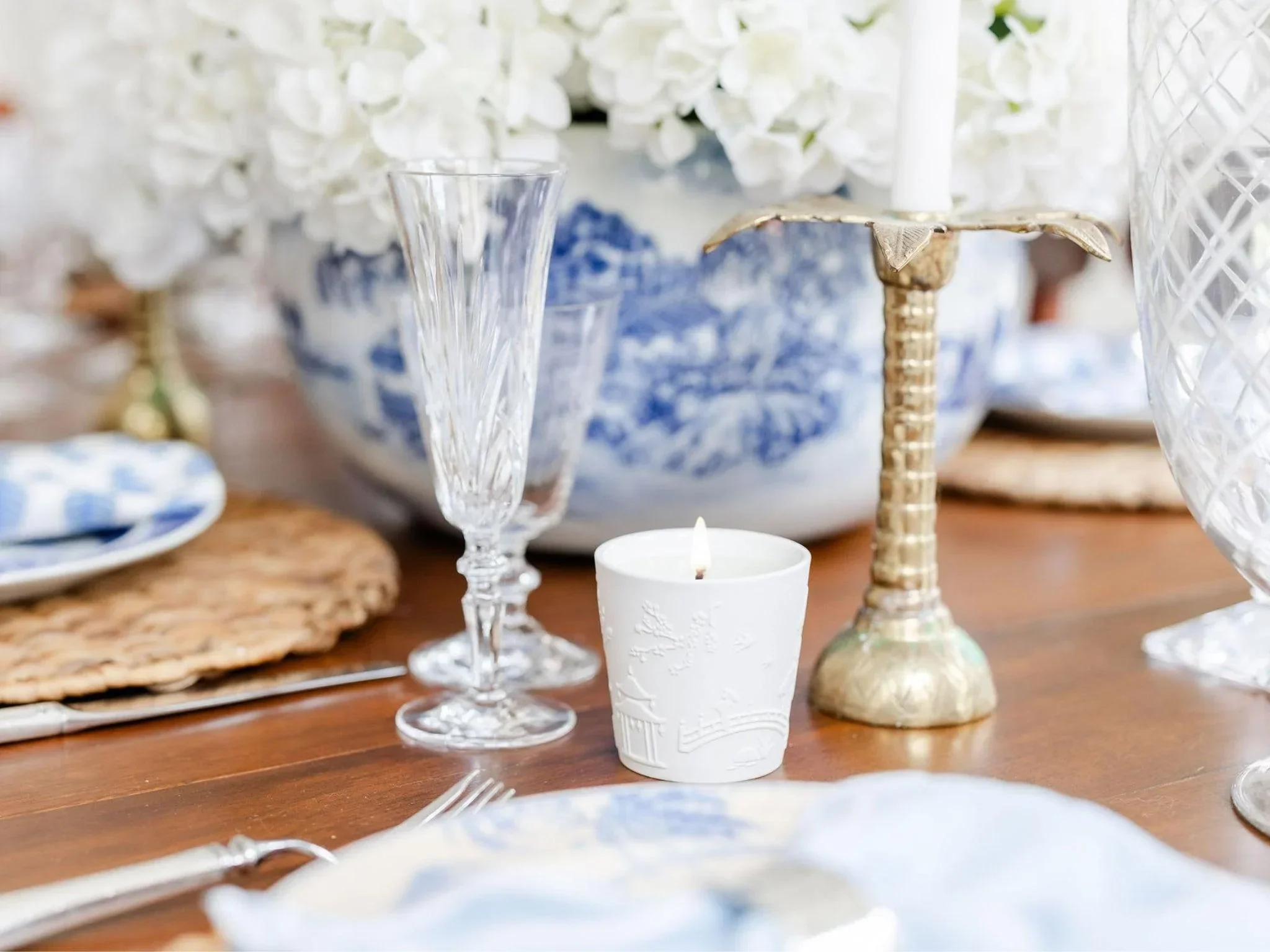 TEMPLE CANDLES | Chinoiserie Ceramic Candle - Image 4