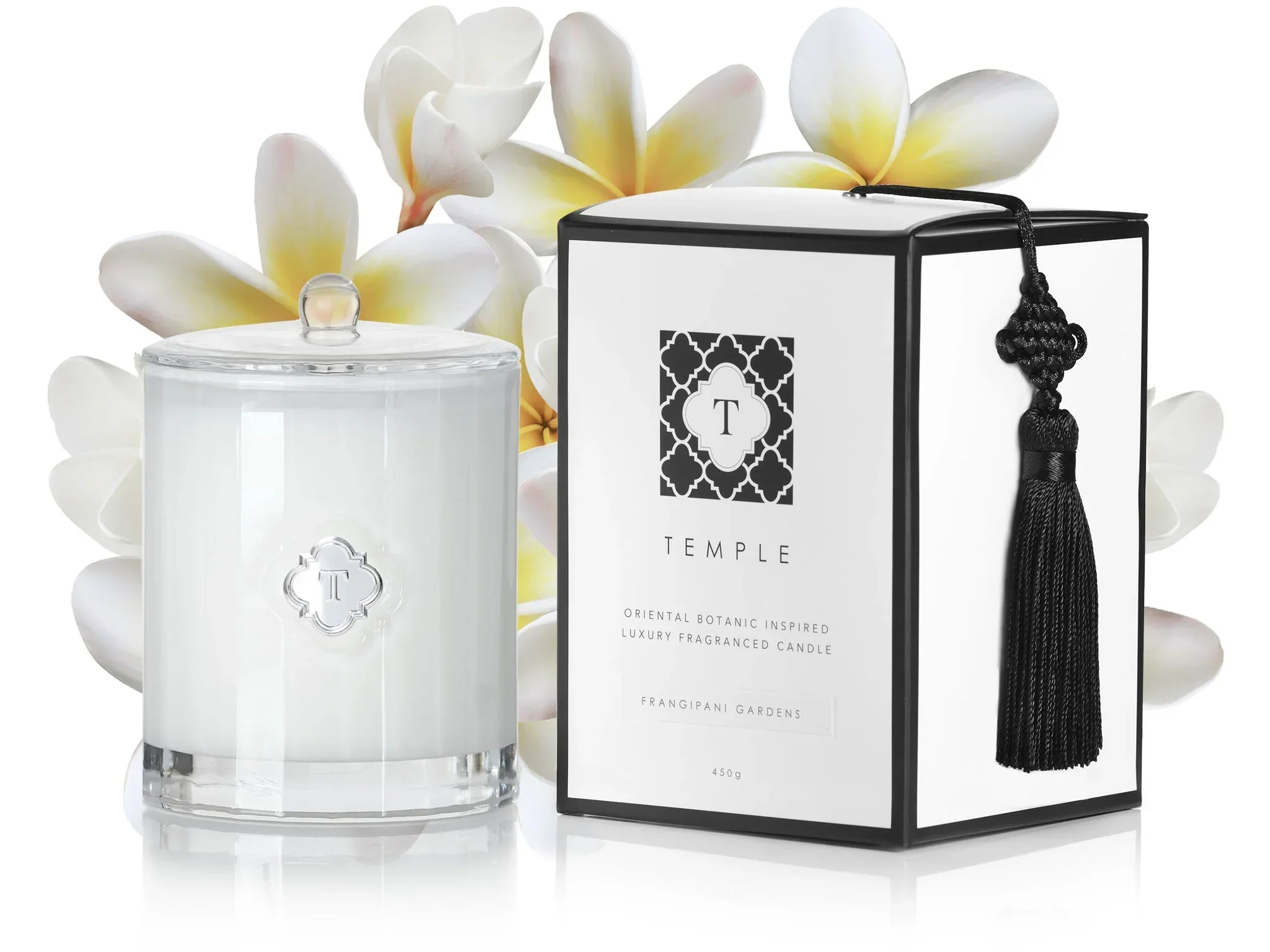 TEMPLE CANDLES | Luxury Fragranced Candle - Frangipani Garden - Image 2