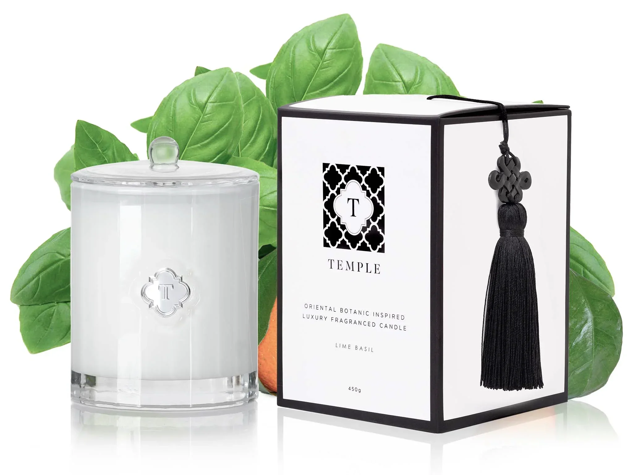 TEMPLE CANDLES | Luxury Fragranced Candle - Lime Basil - Image 2