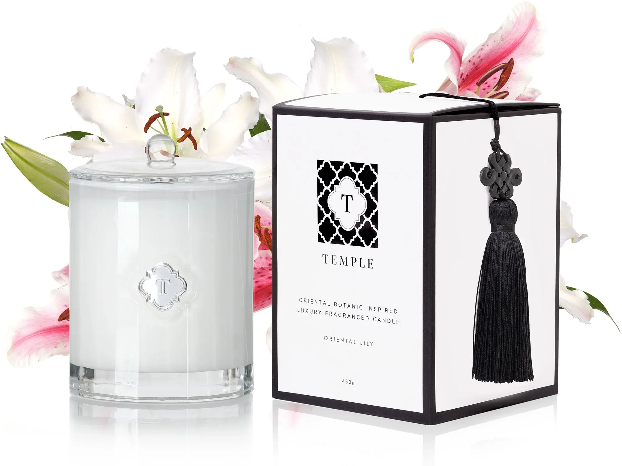 TEMPLE CANDLES | Luxury Fragranced Candle - Oriental Lily - Image 2