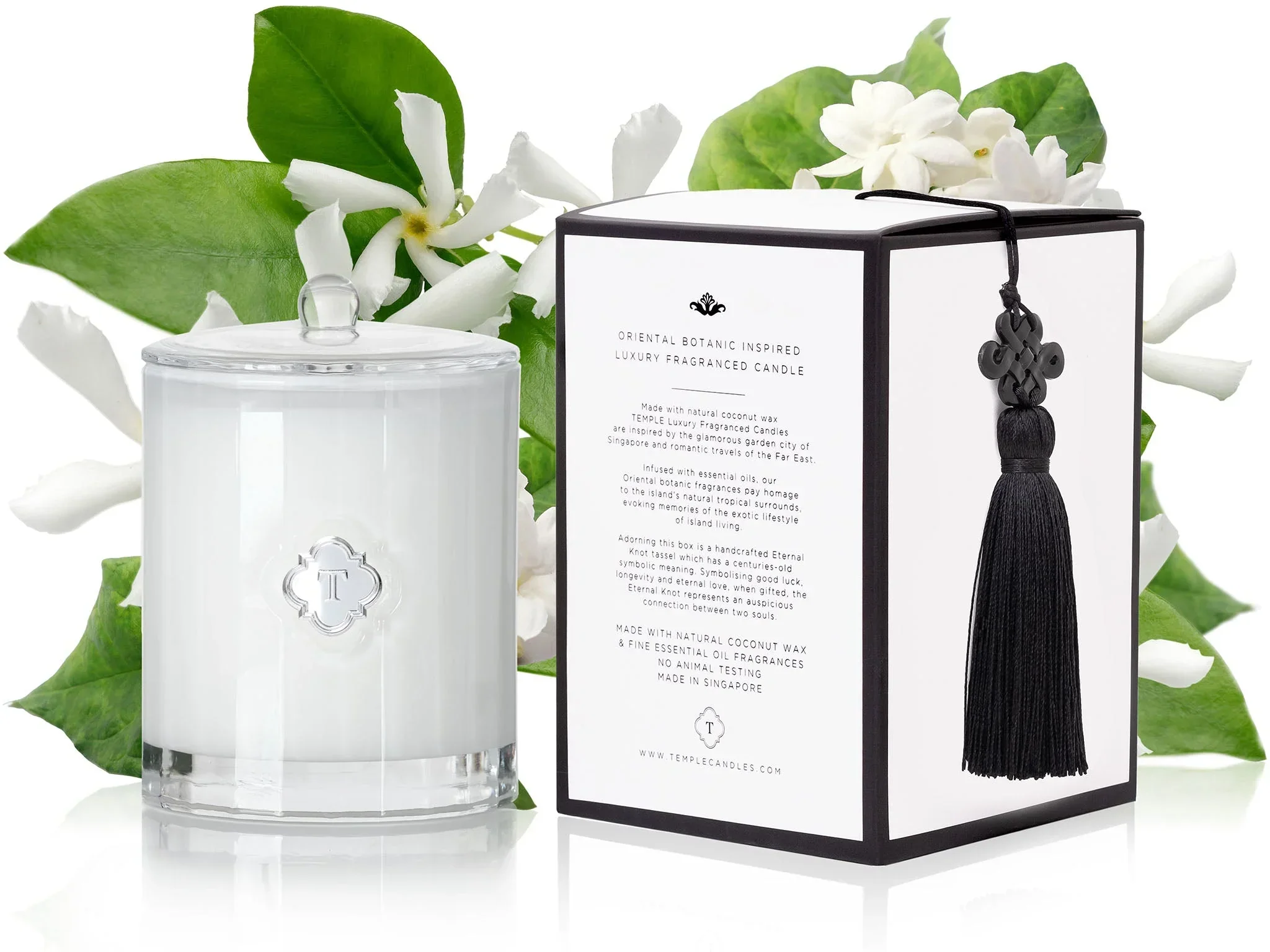 TEMPLE CANDLES | Luxury Fragranced Candle - Star Jasmine - Image 3