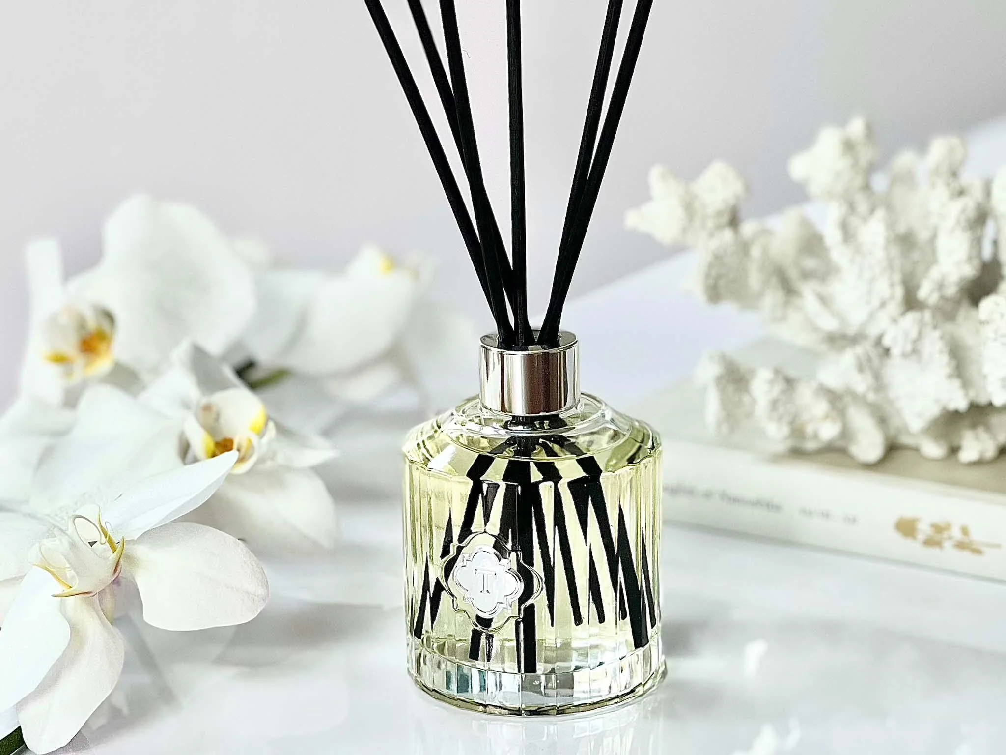 TEMPLE CANDLES | Luxury Reed Diffuser - Lime Basil - Image 3