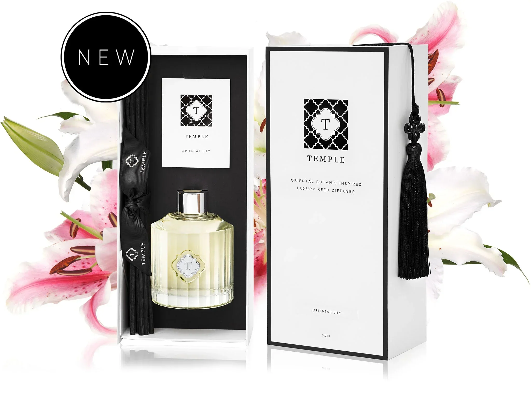TEMPLE CANDLES | Luxury Reed Diffuser - Oriental Lily - Image 2