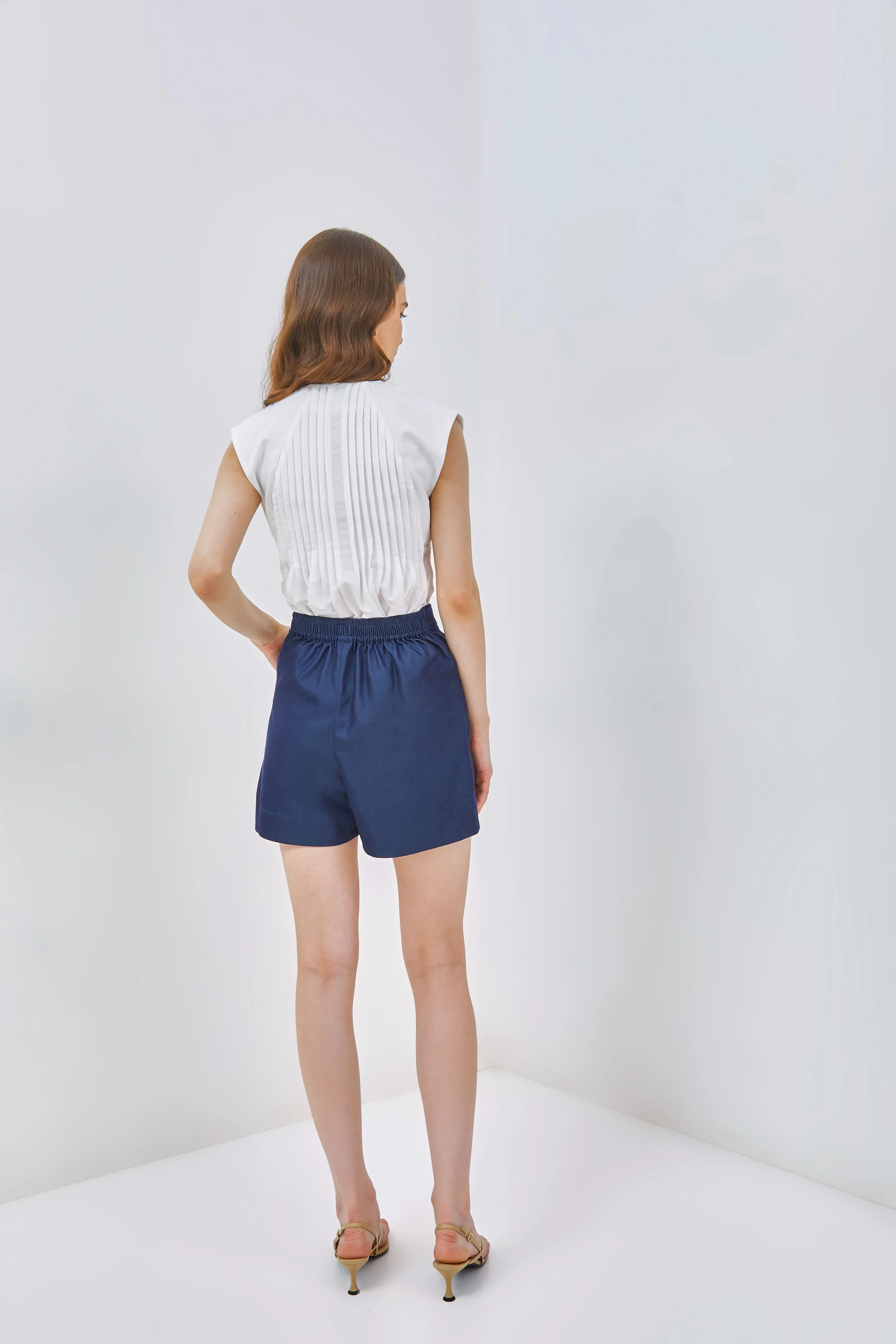CAELI ECO LUXE | Tencel Denim Skort - Image 3
