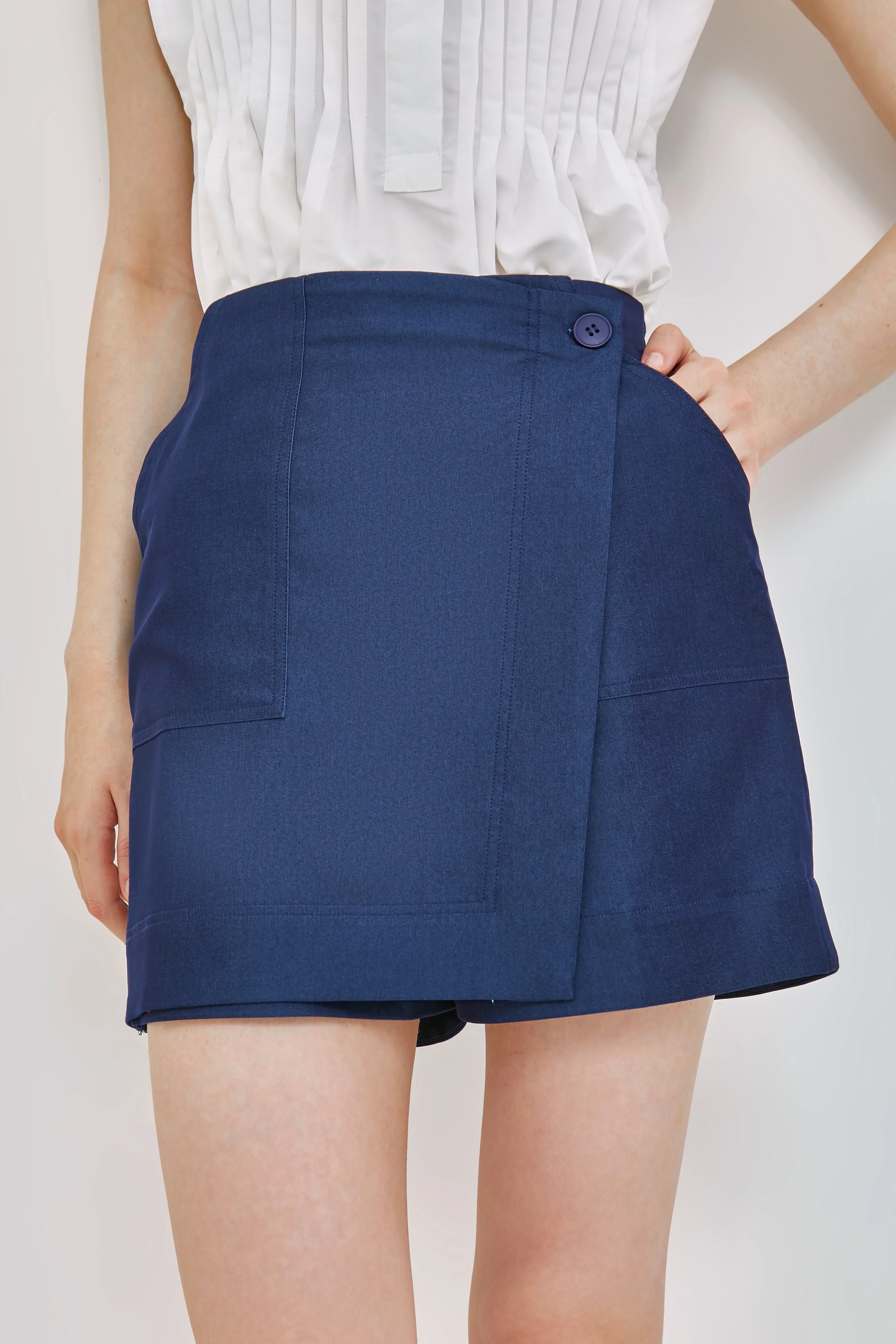 CAELI ECO LUXE | Tencel Denim Skort - Image 5