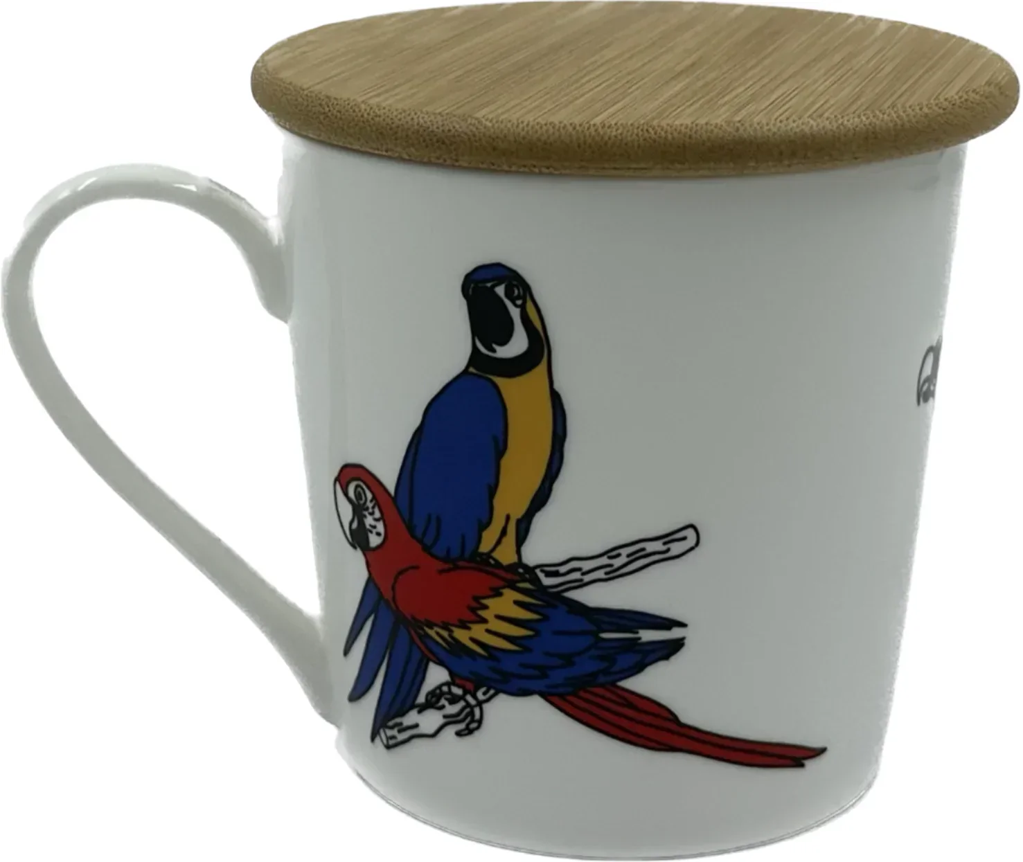 THE ANIMAL PROJECT | Wide Tapered Mug With Bamboo Lid - Image 6