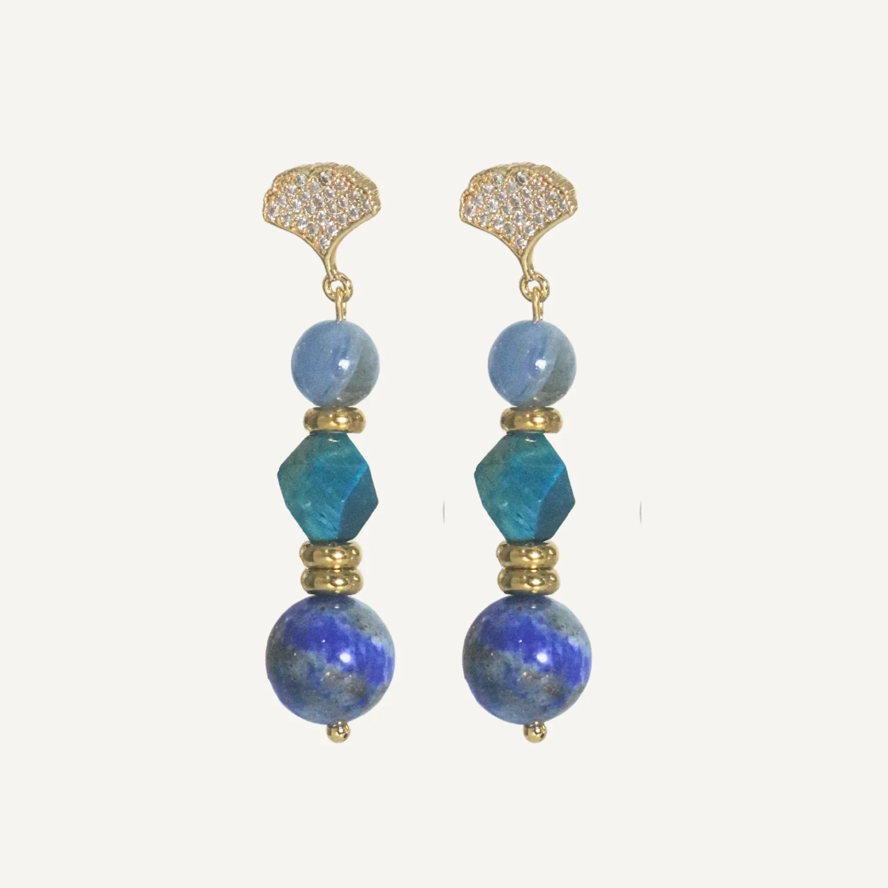 THE ANTECEDANT STORE | E - Clarity & Power Ginkgo Earrings