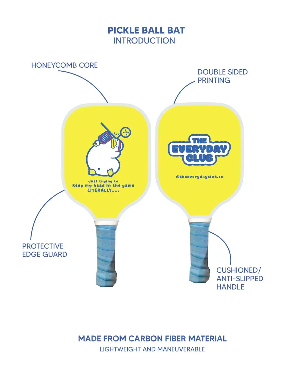 THE EVERYDAY CLUB | Pickleball Racket - Image 3