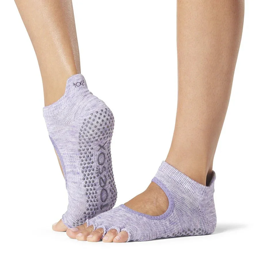 TOESOX | Grip Half Toe Bellarina - Heather Purple