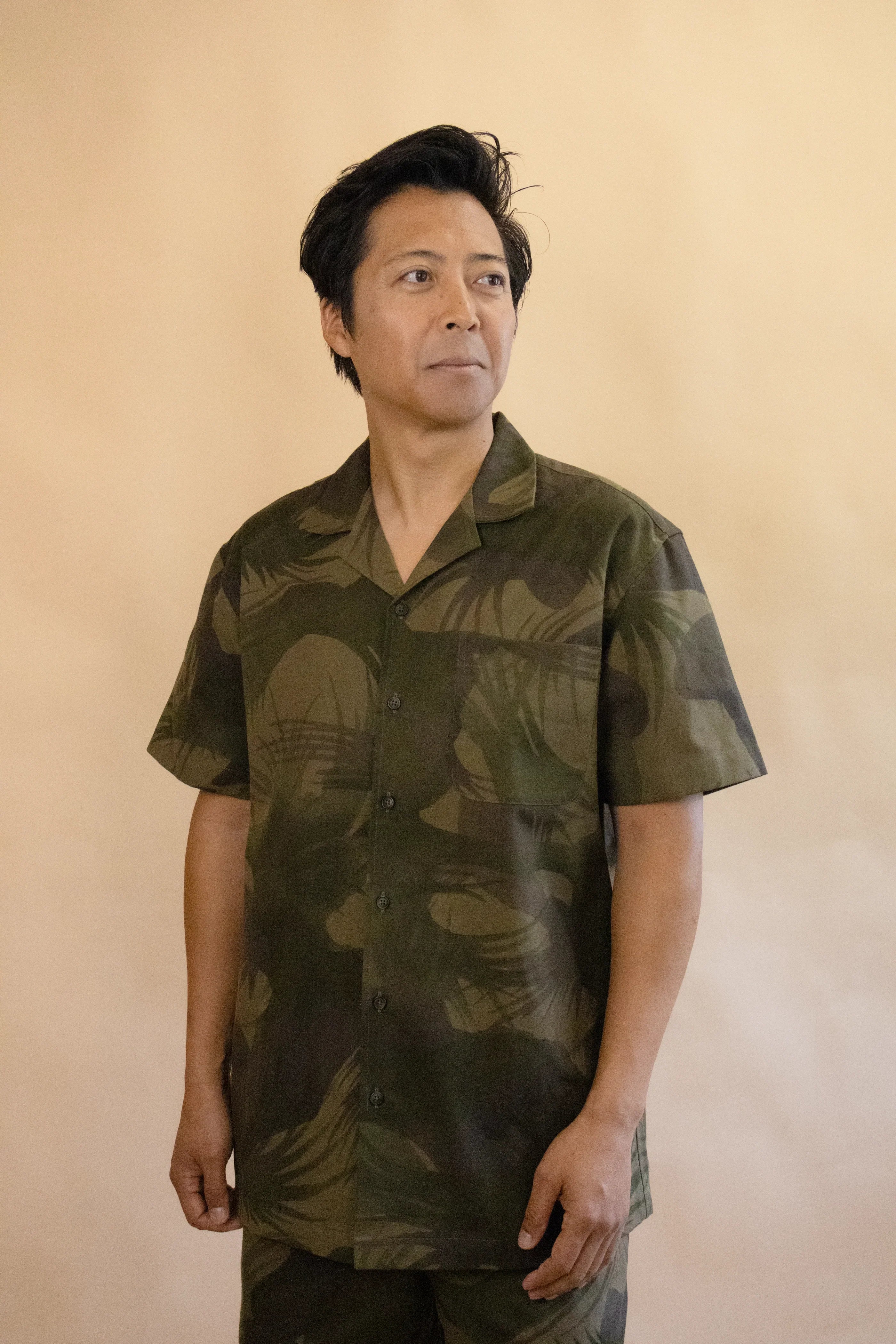 DUXTON | Tropical Camo Boxy Fit Shirt - Image 2