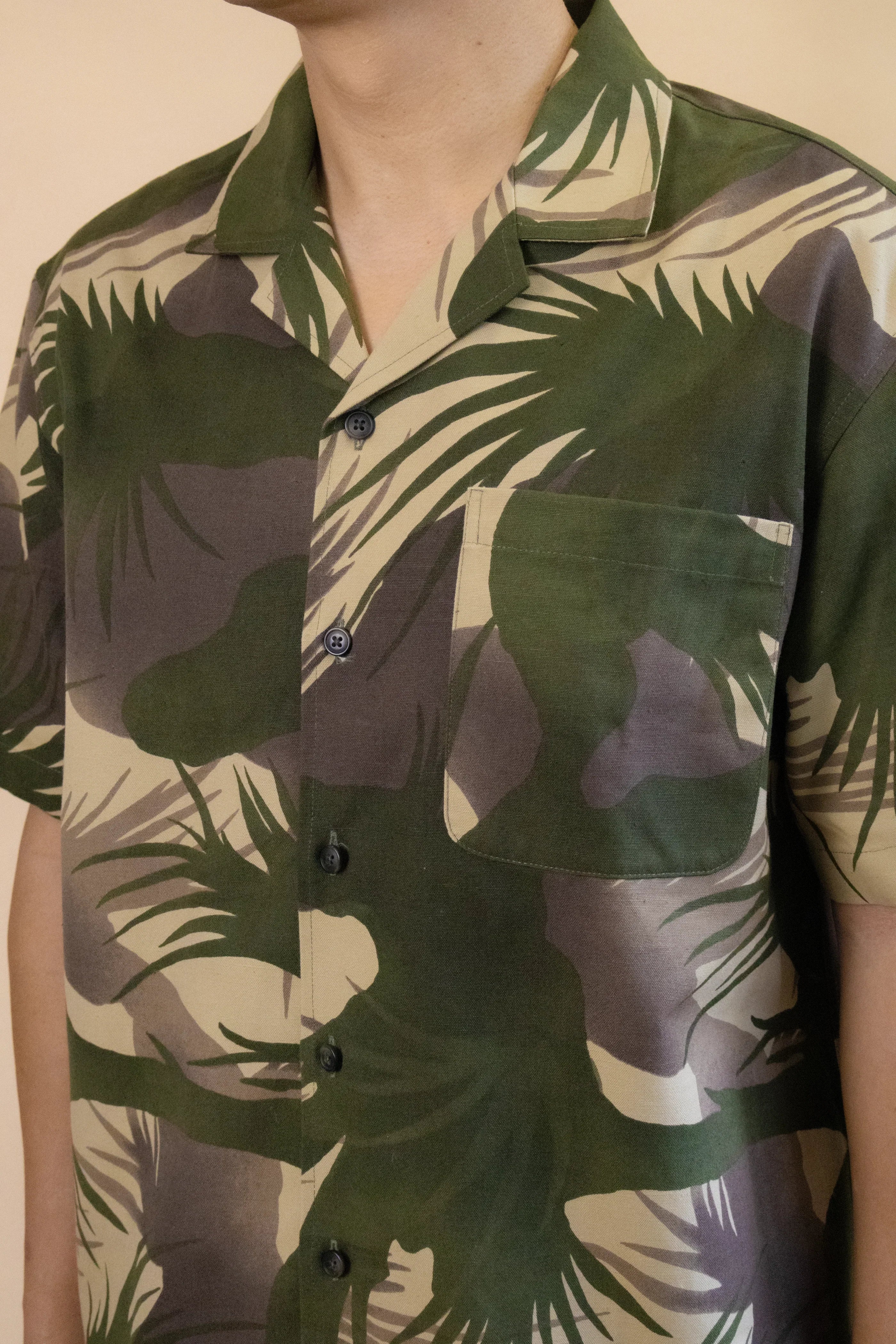 DUXTON | Tropical Camo Boxy Fit Shirt - Image 4
