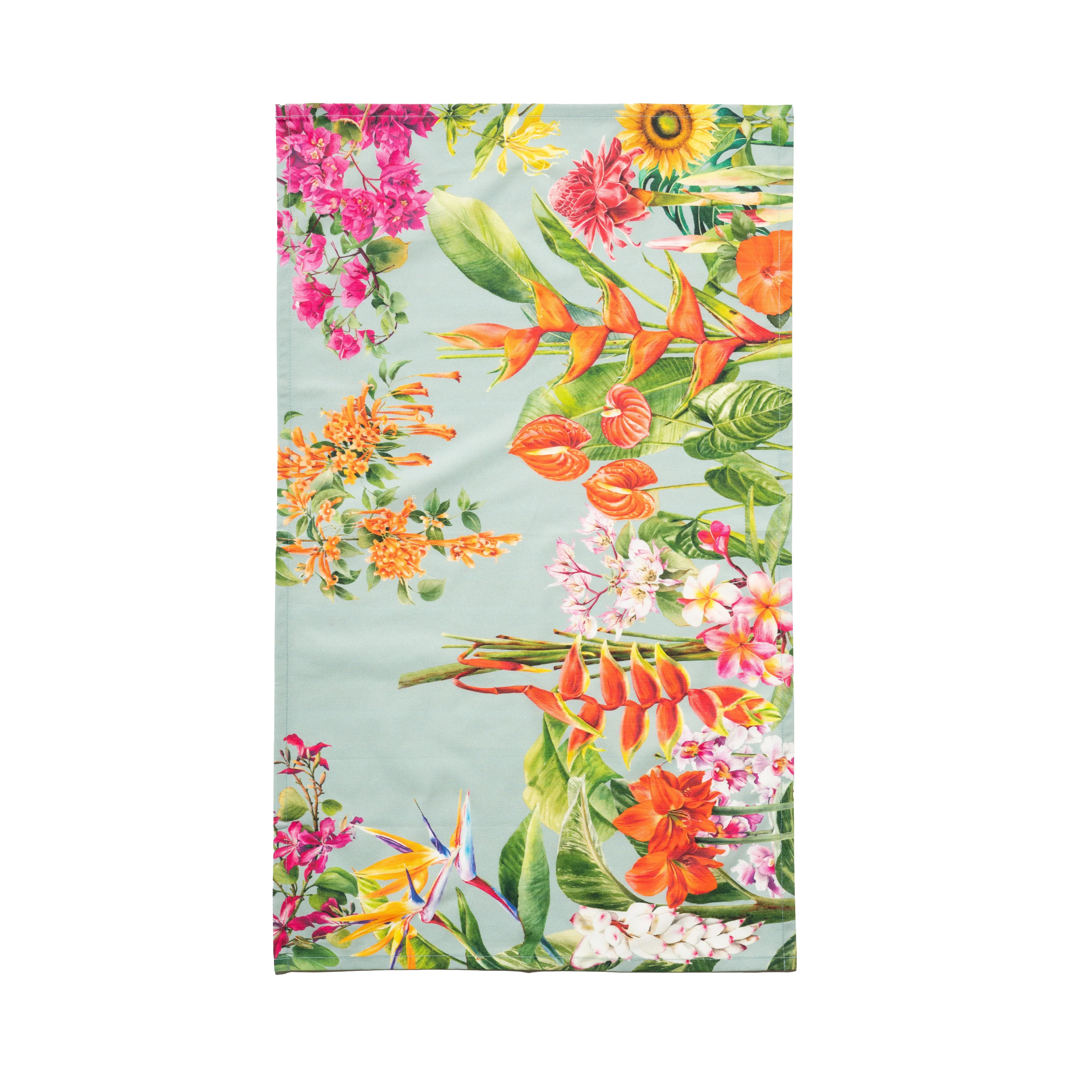 SINGLAPA | Tropical Flowers Tea Towel