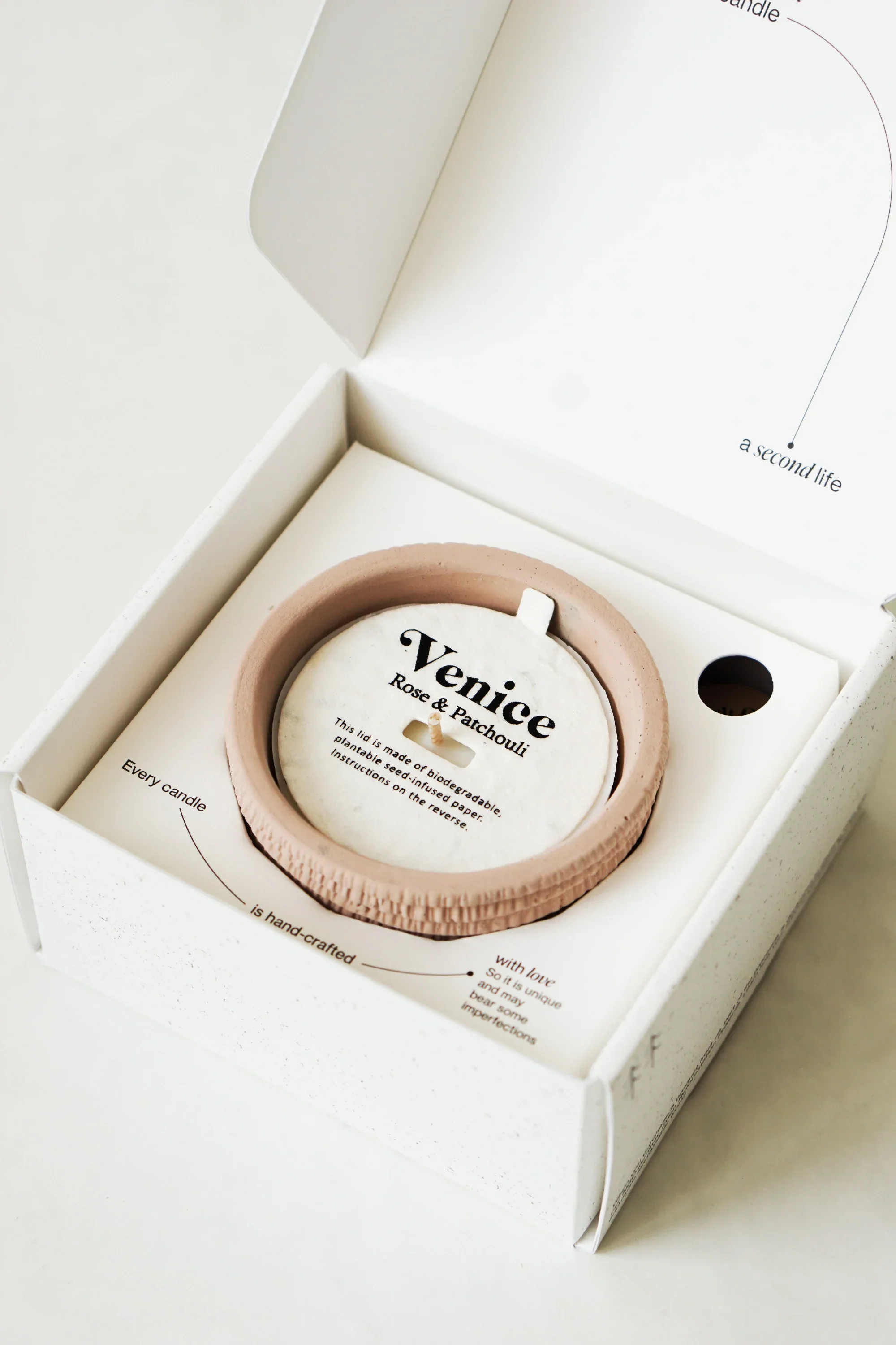 Venice, Rose & Patchouli Plantable Candles - Image 2