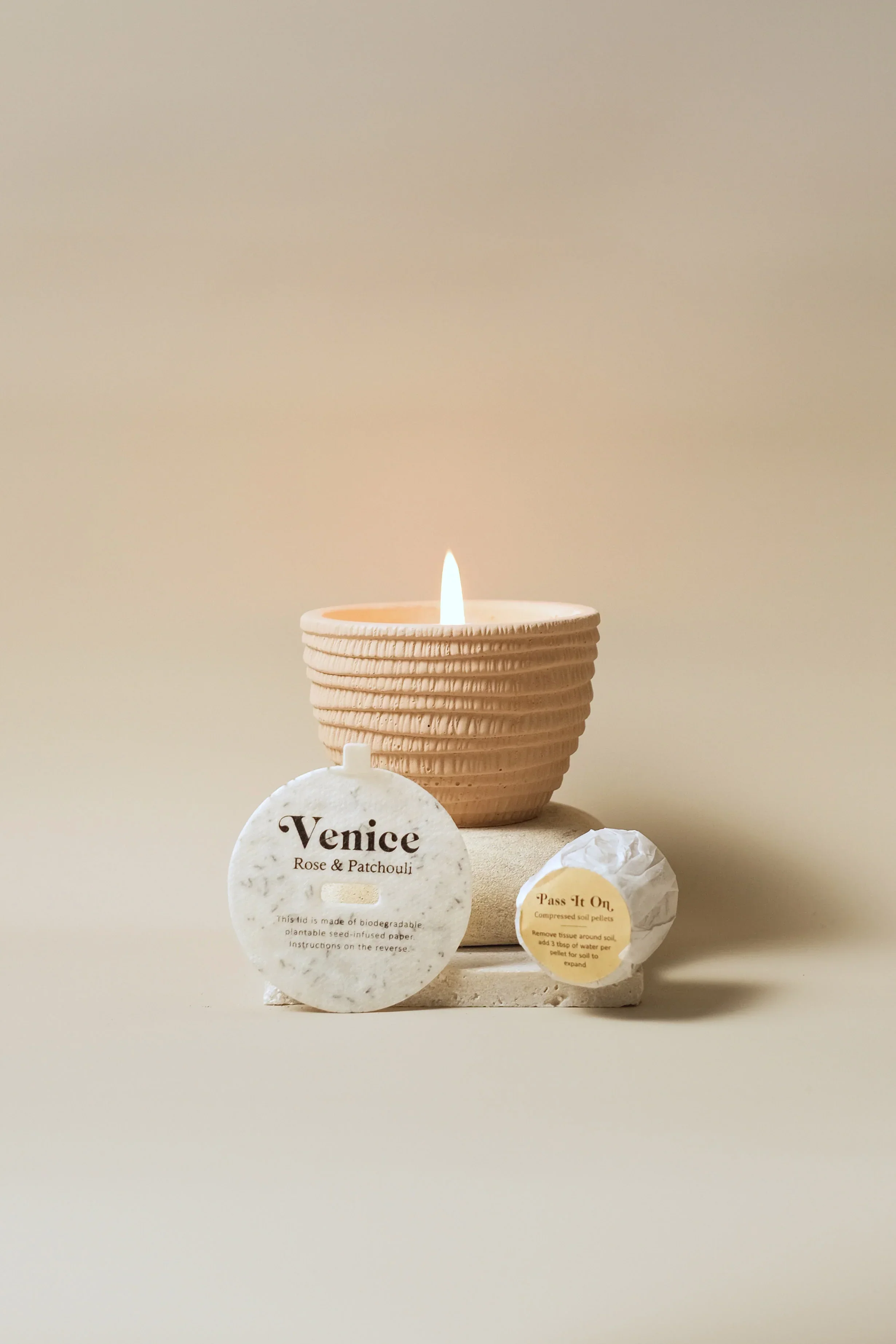 Venice, Rose & Patchouli Plantable Candles - Image 3