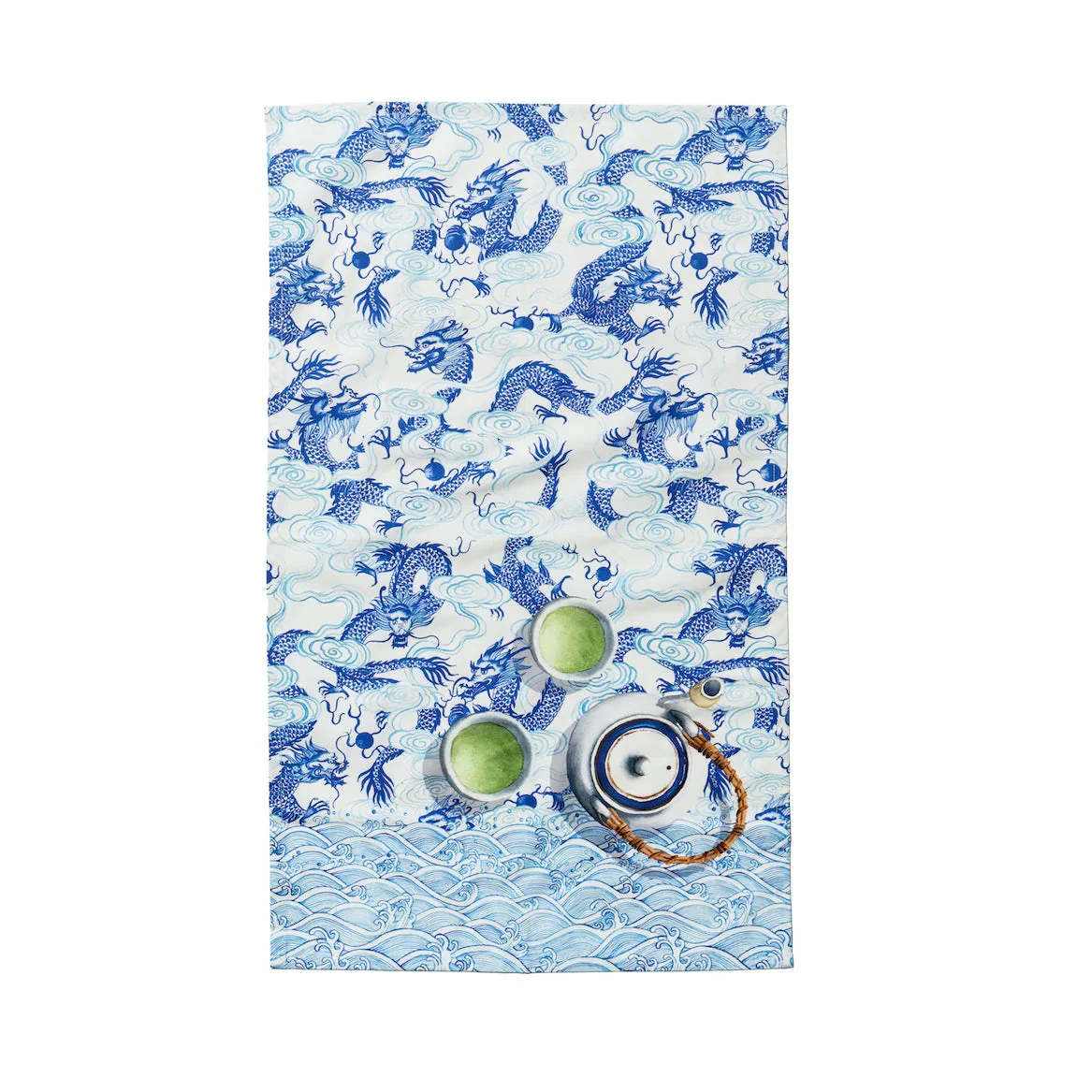 SINGLAPA | White Dragon Tea Towel