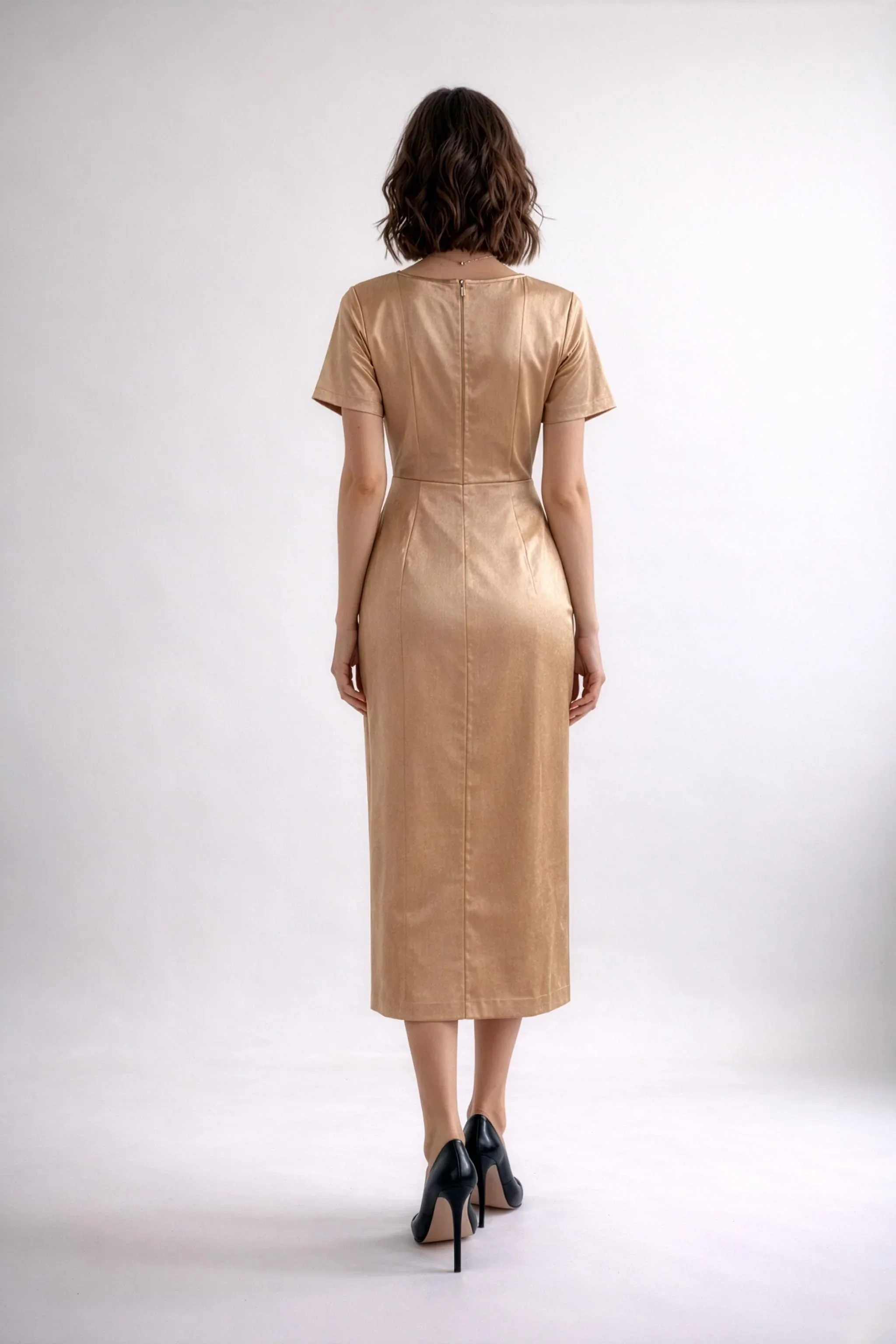 WOLF & BYRD | Golden Current Dress - Image 3